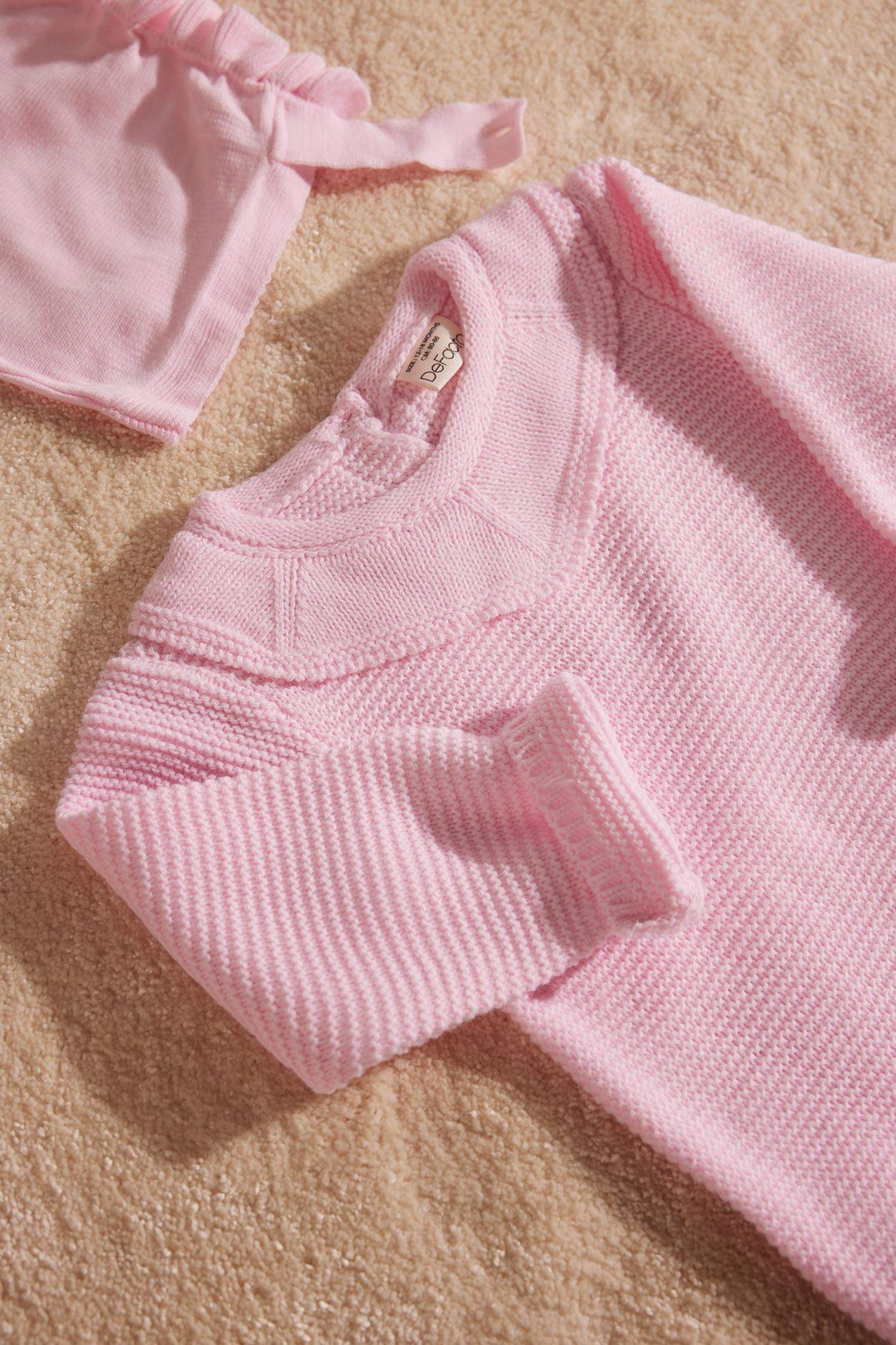 Baby Girl Pullover Pants Beanie 3 Piece Set