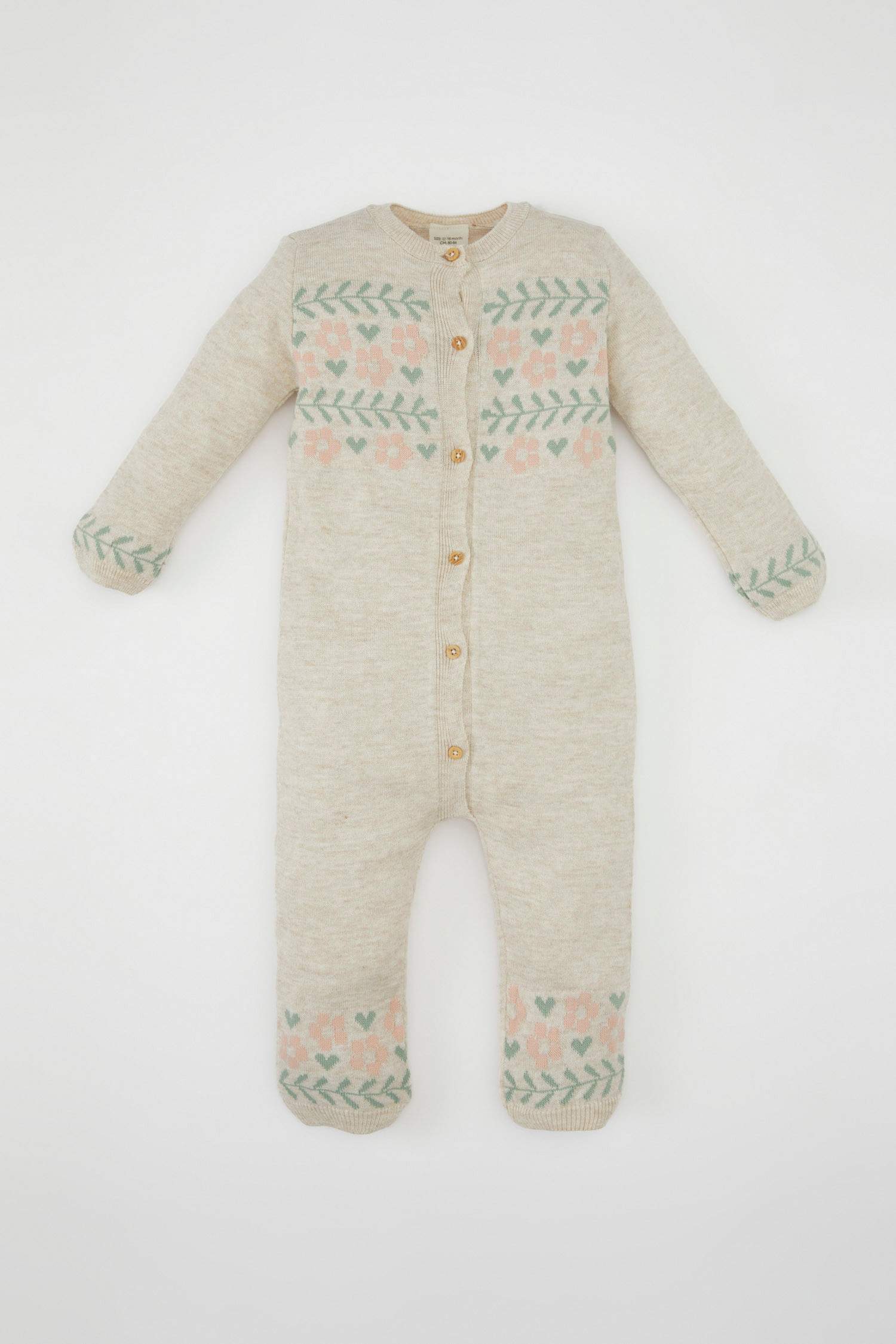 Baby Girl Newborn Floral Jumpsuit