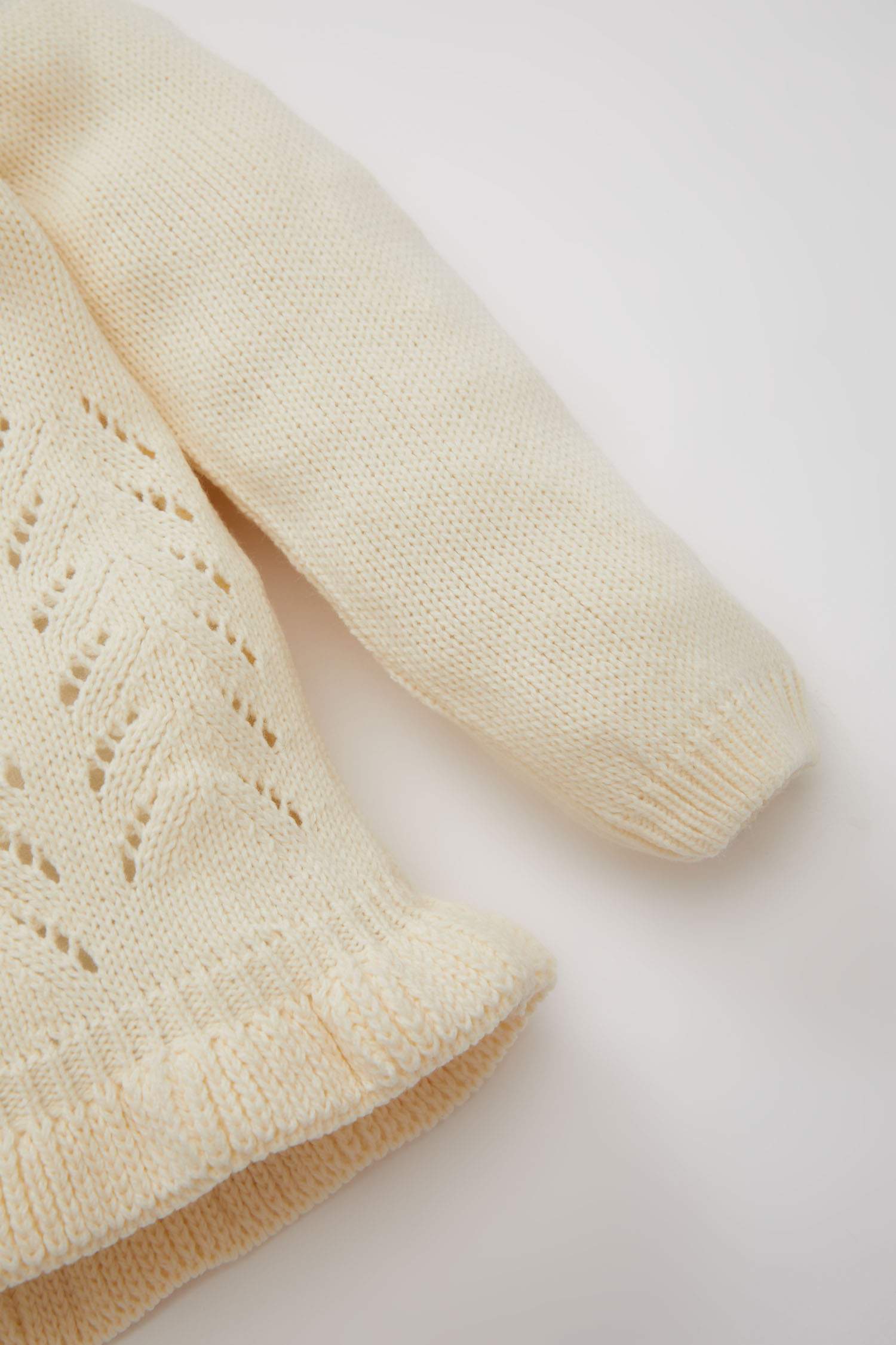 Kız Bebek Yılbaşı Temalı 2'li Triko Takım Uzun Kollu Üst Beli Lastikli Alt