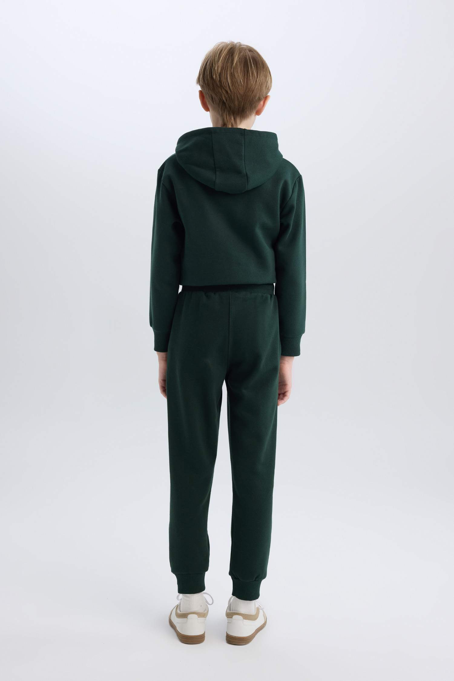 Boy Elastic Waist Leg Thick Sweatpants