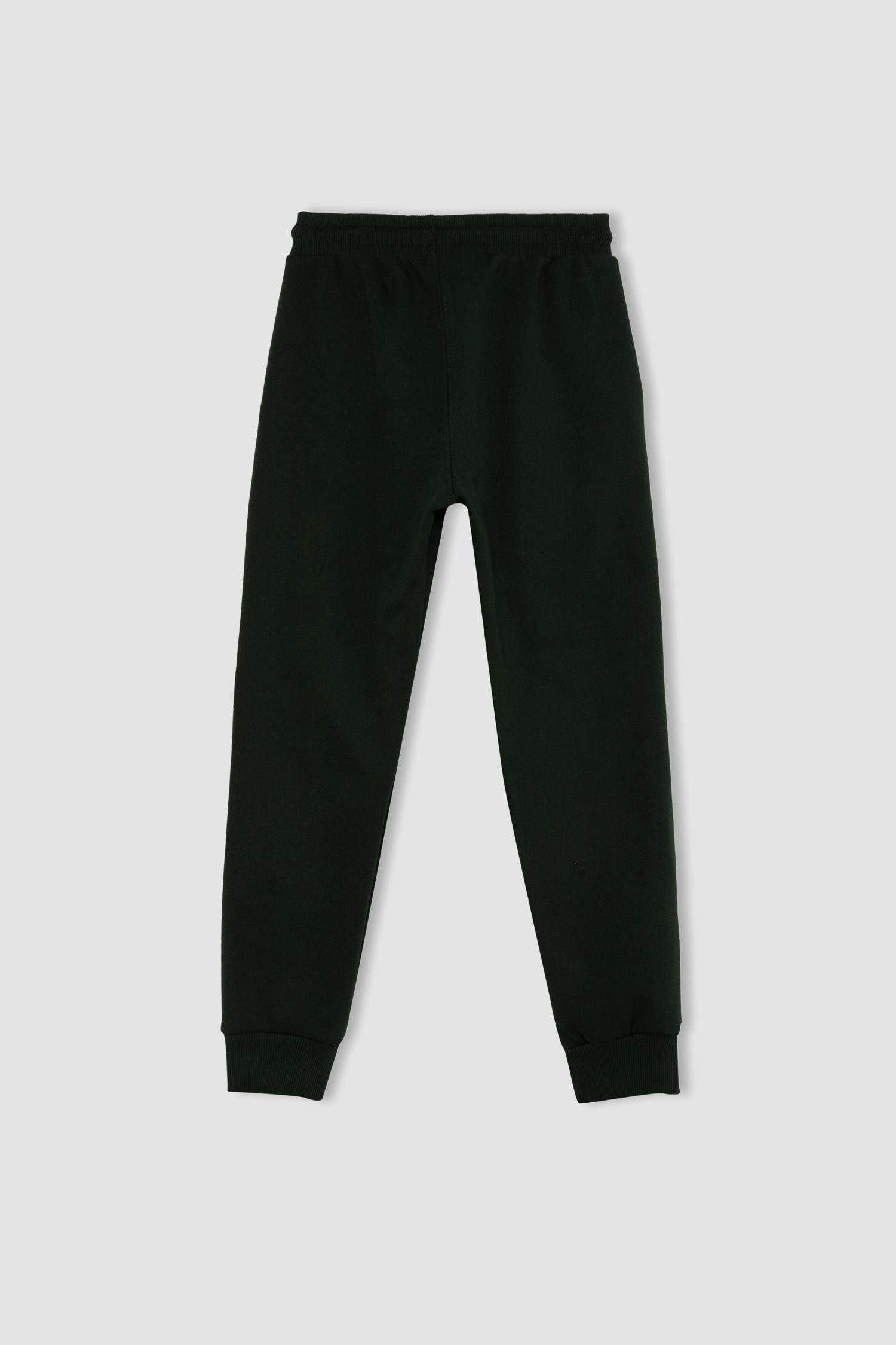 Boy Elastic Waist Leg Thick Sweatpants