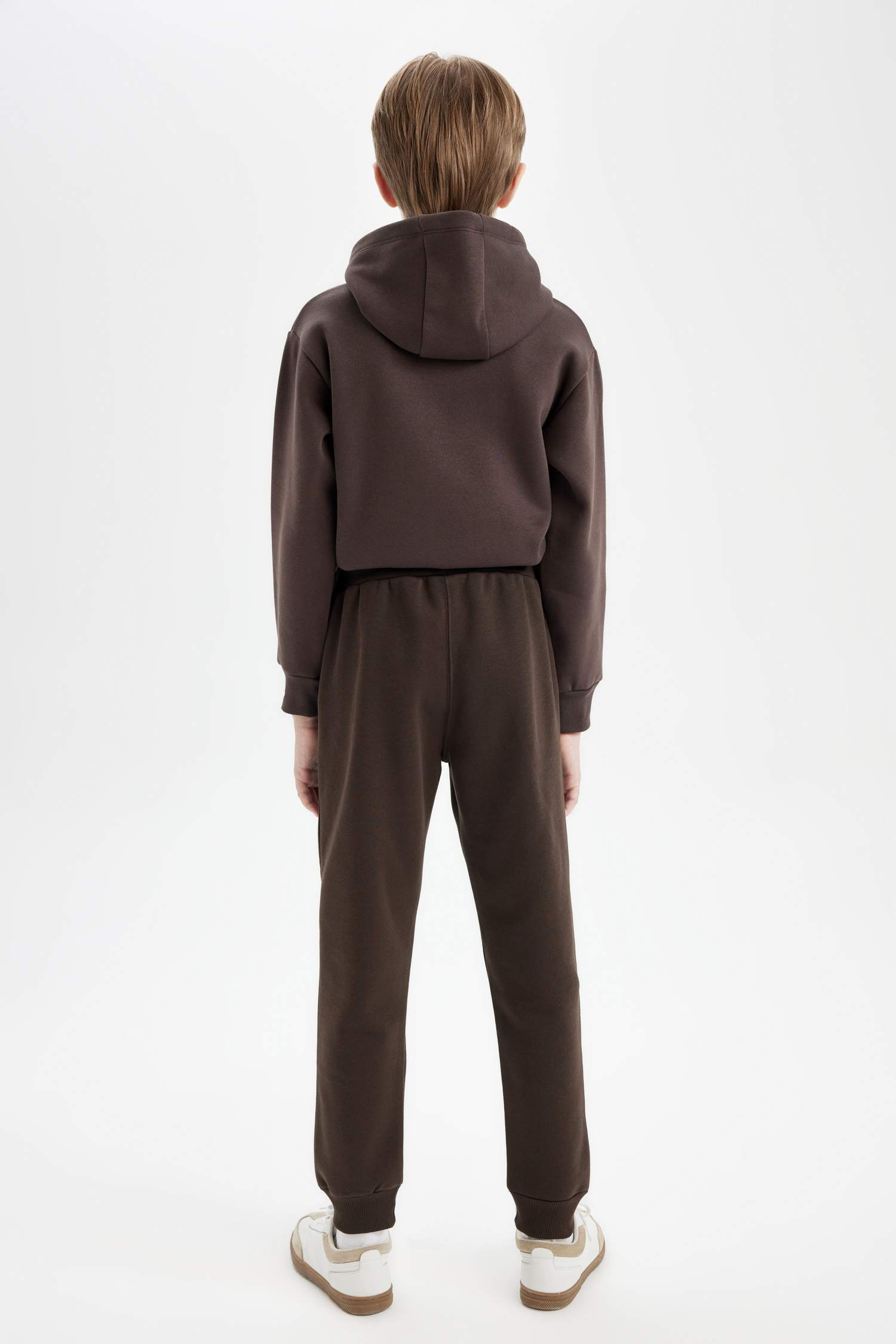 Erkek Çocuk Beli Paçası Lastikli Cepli Baskılı Jogger Eşofman Altı