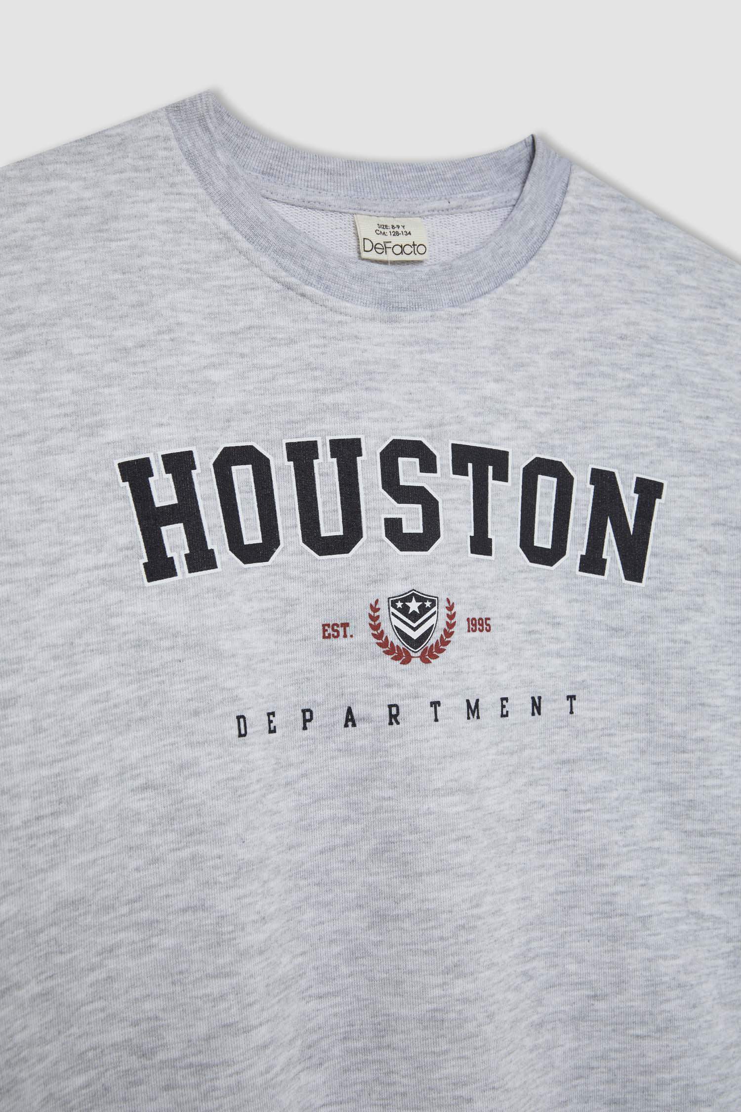 Свитшот оверсайз с принтом для мальчиков