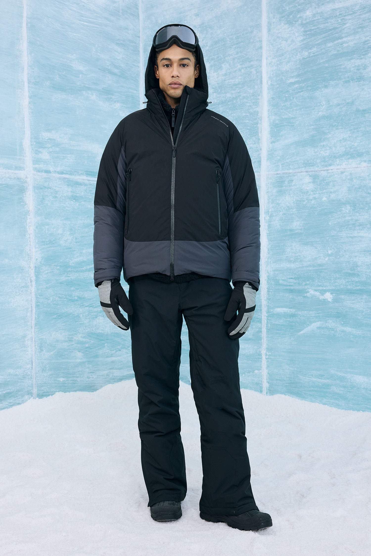 Regular Fit Fermuarlı Su Geçirmez Kayak Pantolonu