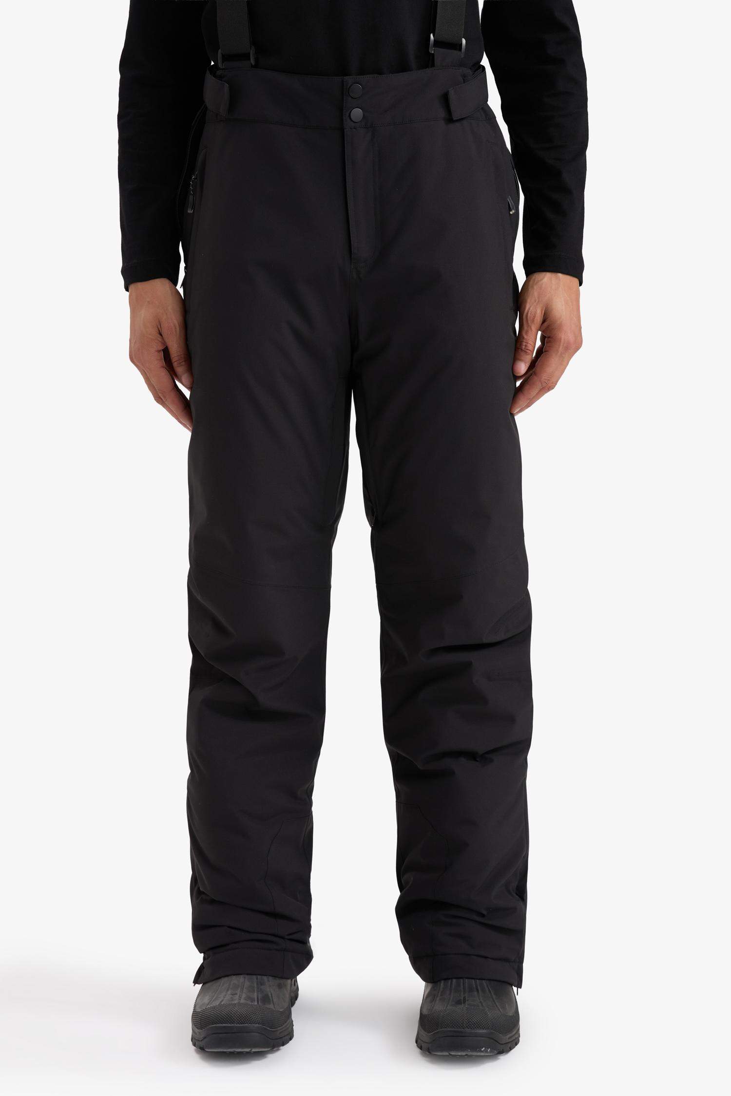 Regular Fit Fermuarlı Su Geçirmez Kayak Pantolonu