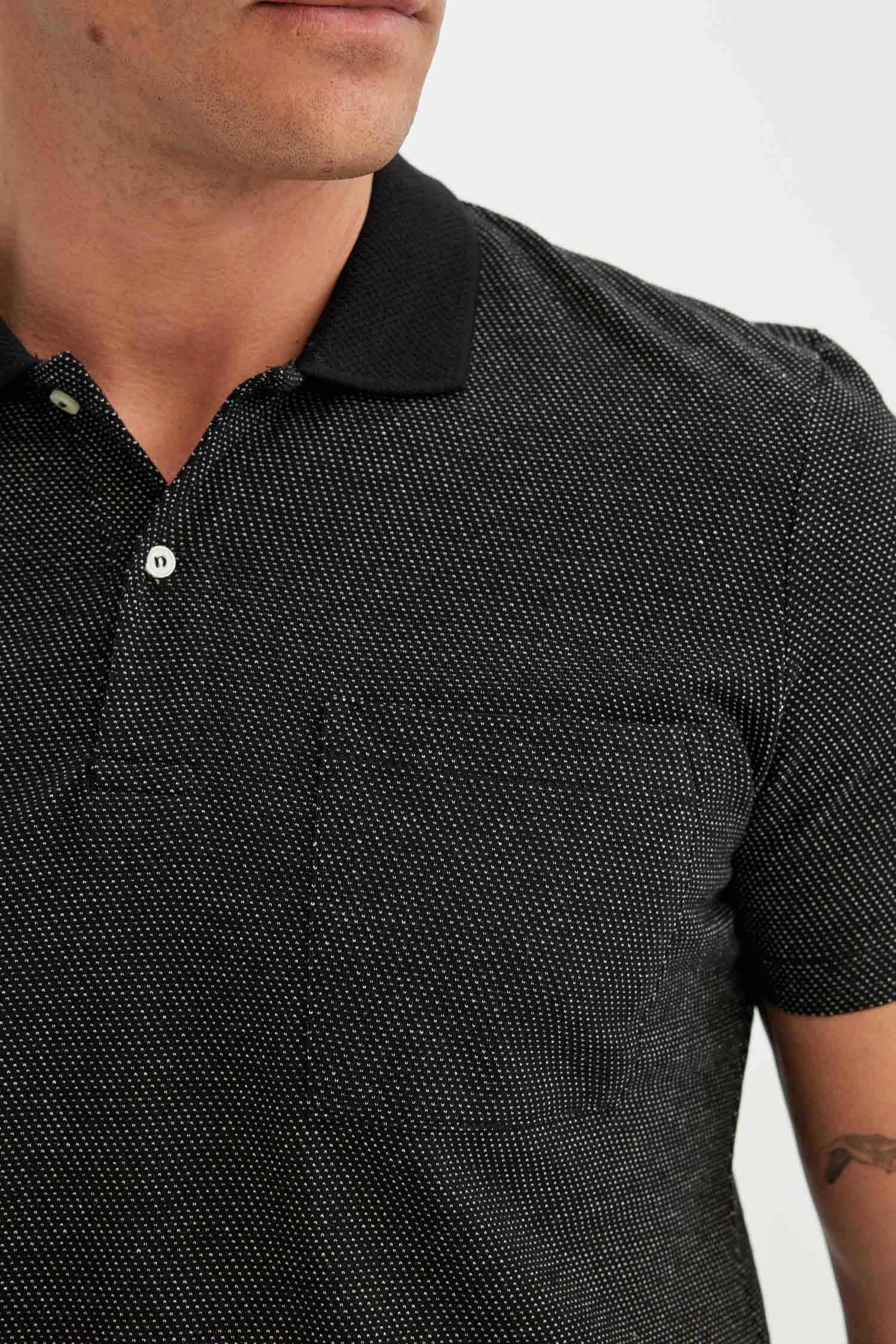 Slim Fit Polo Collar Polo T-Shirt