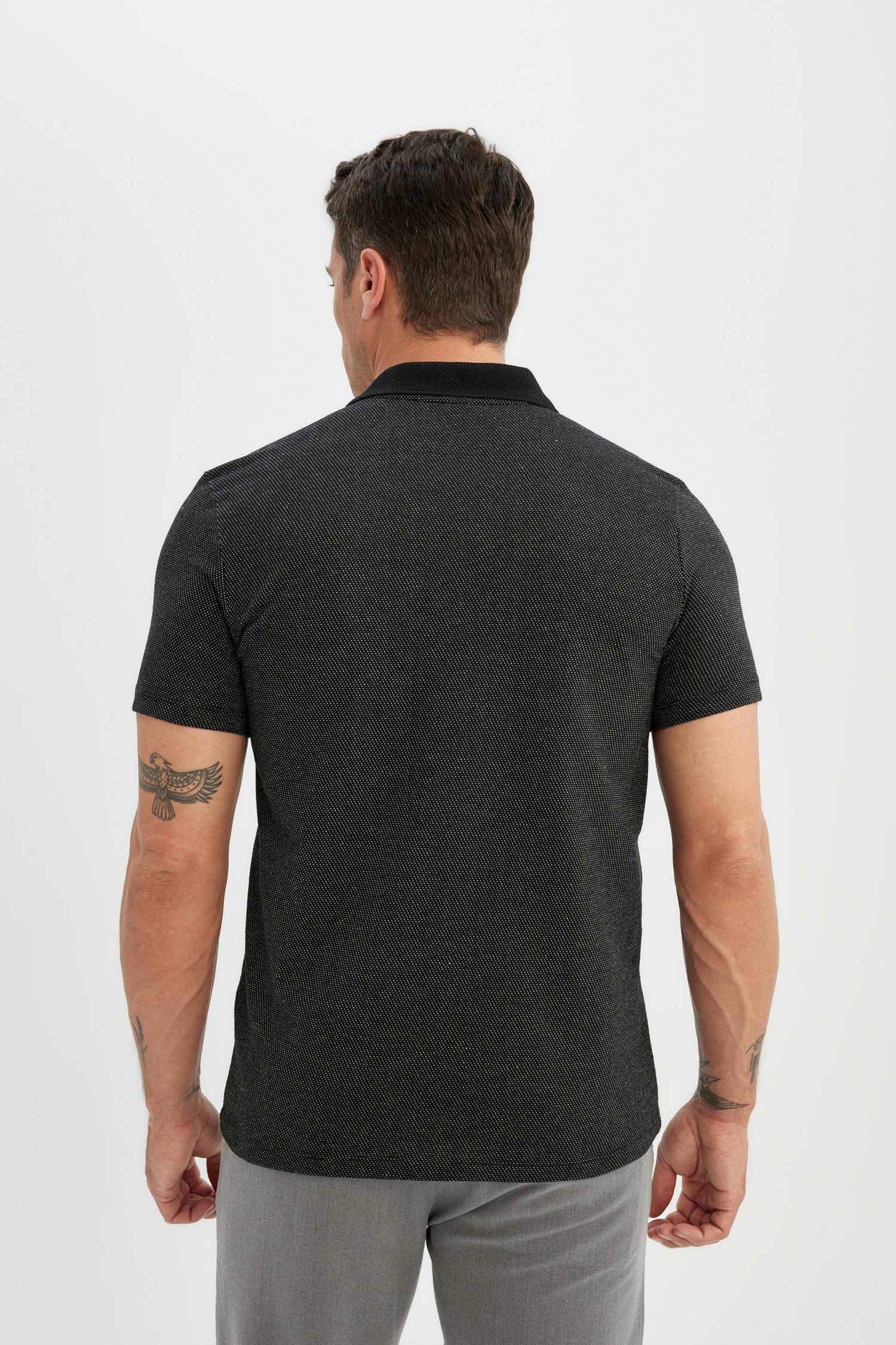 Slim Fit Polo Collar Polo T-Shirt