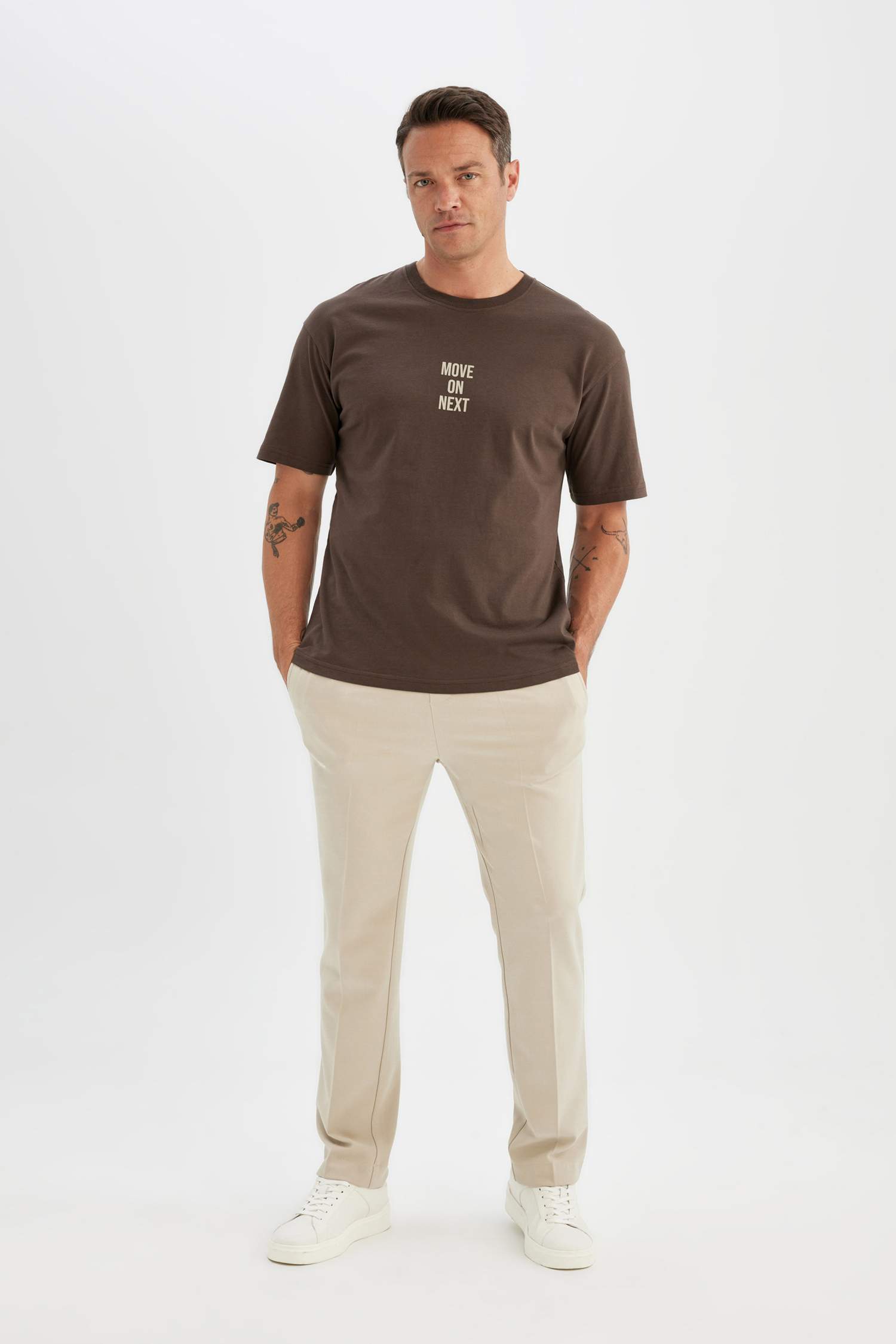 Relax Fit Crew Neck Short Sleeve T-Shirt