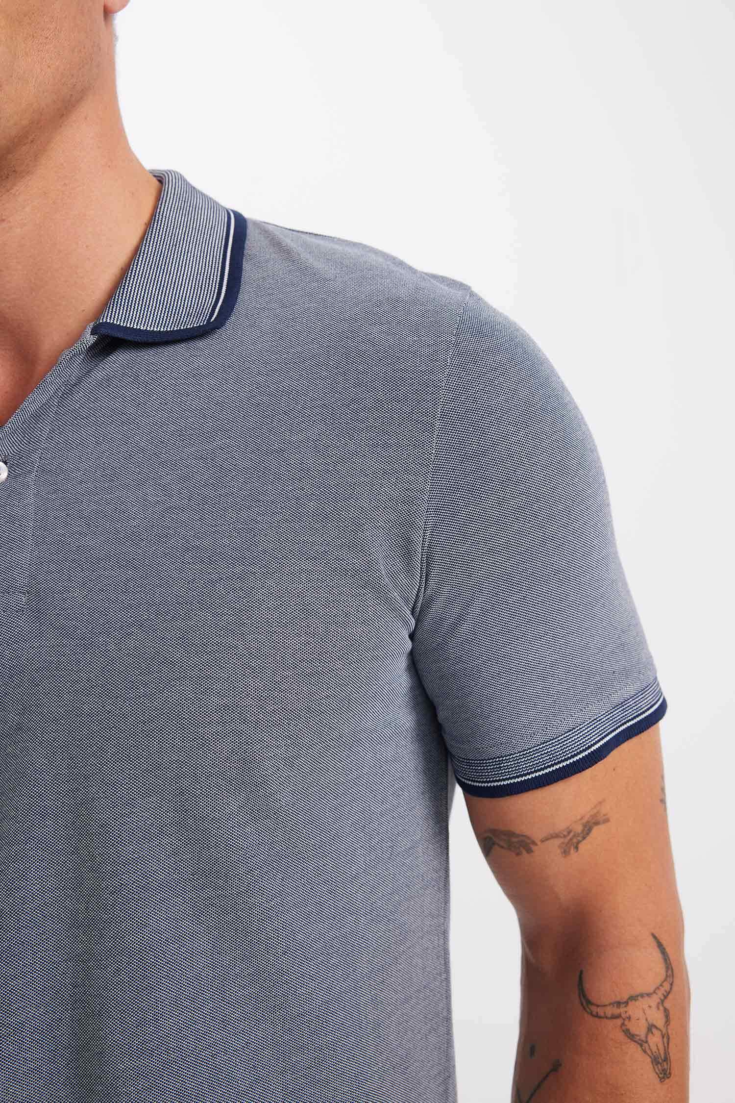 Slim Fit Polo Cotton T-Shirt