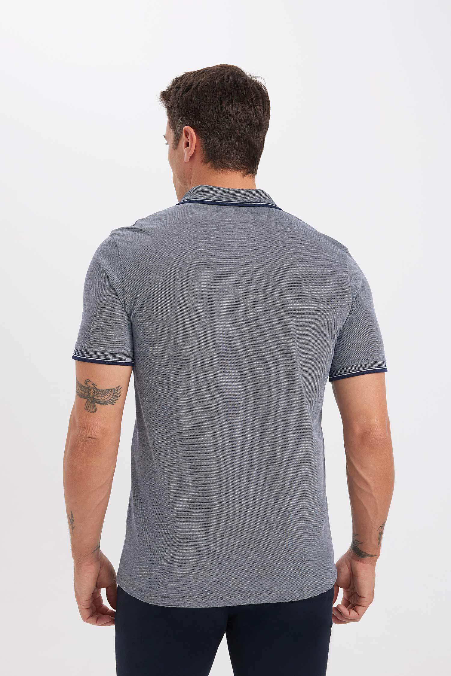 Slim Fit Polo Cotton T-Shirt
