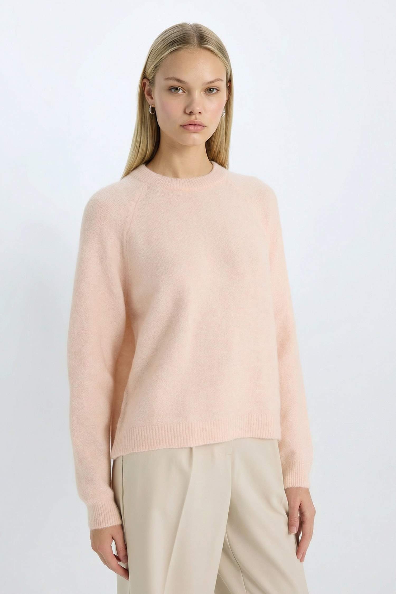 Regular Fit Crew Neck Knitwear Pullover