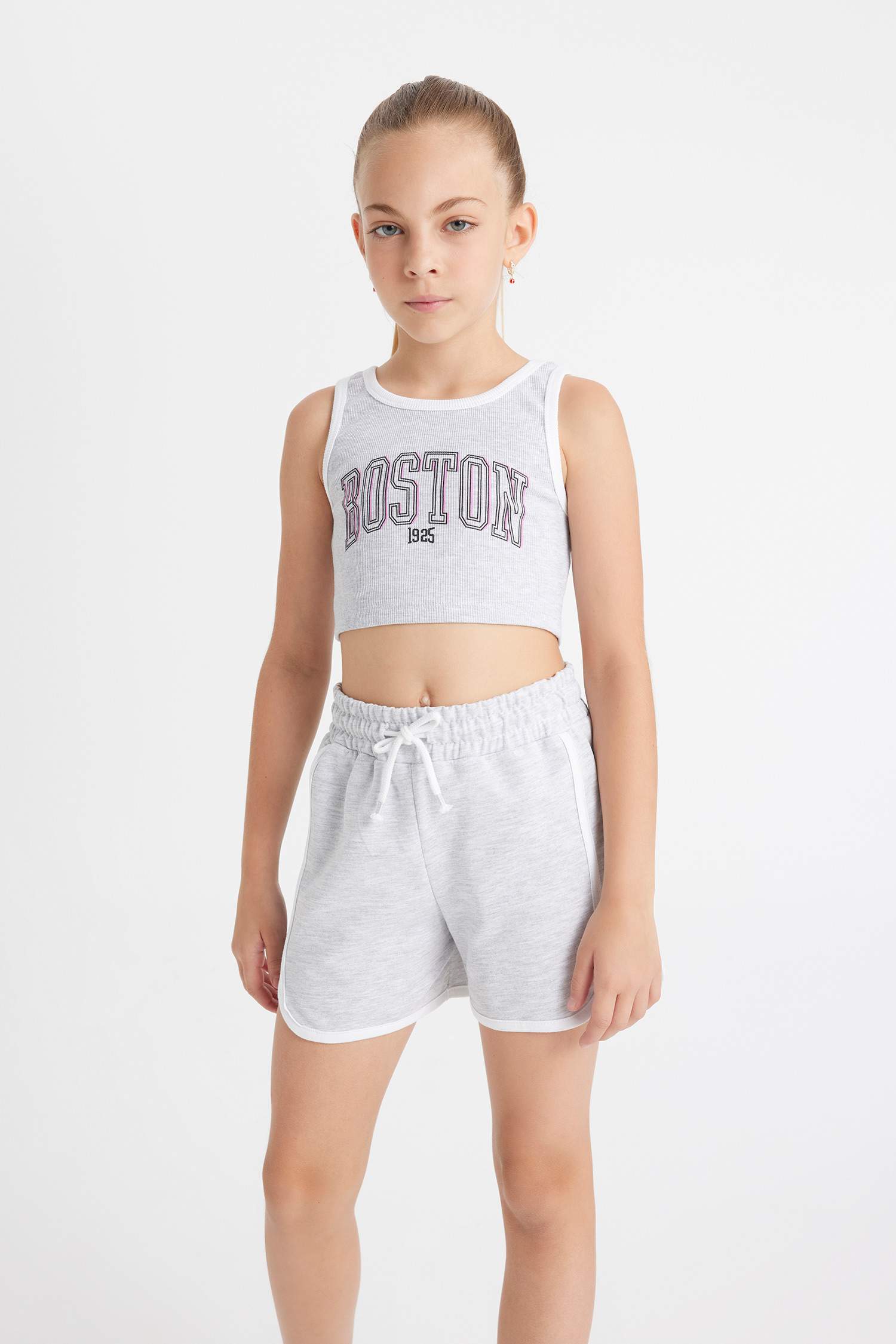 Комплект из 2-х вещей с принтом для девочек