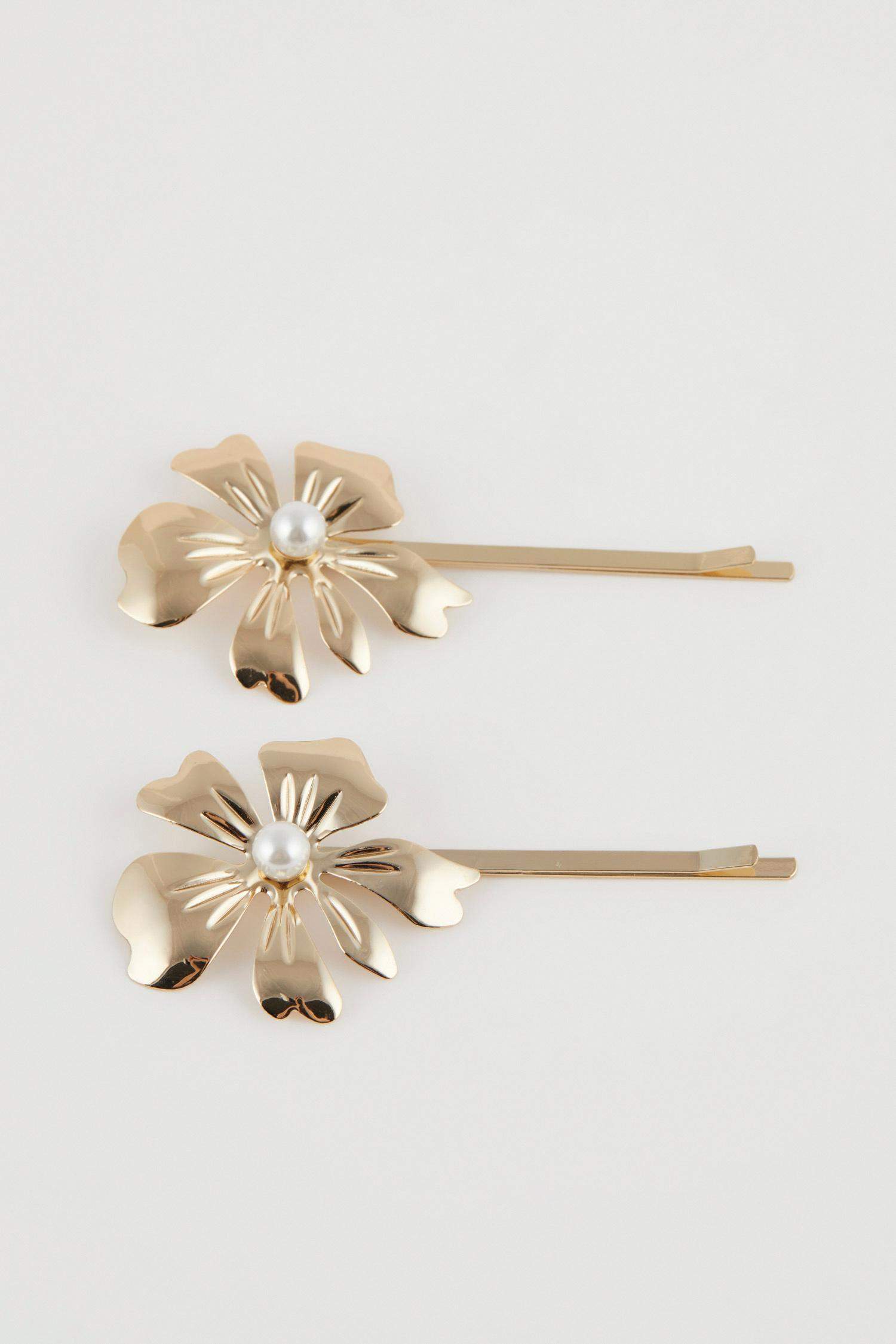 Заколка с цветами, 2 шт