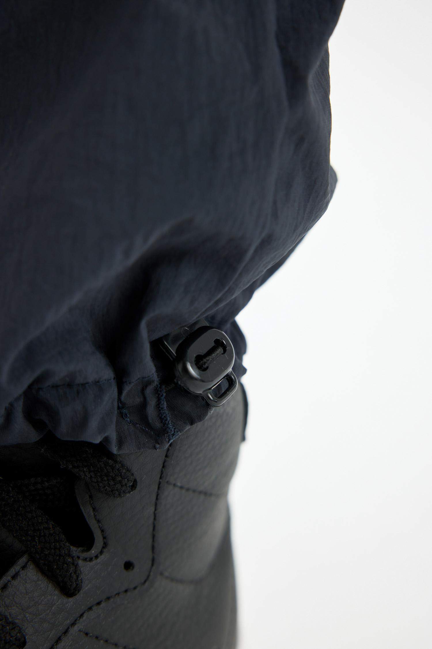 Erkek Çocuk Oversize Geniş Kalıp Fermuarlı Yaka Paraşüt Uzun Kollu Gömlek