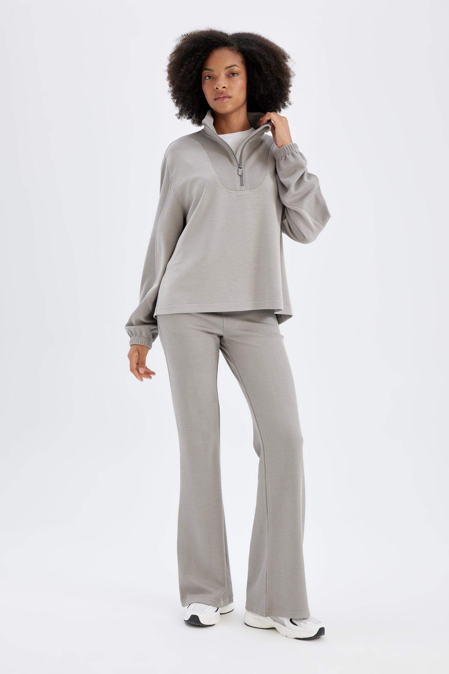 DeFactoFit Flare Fit Standard Length Trousers