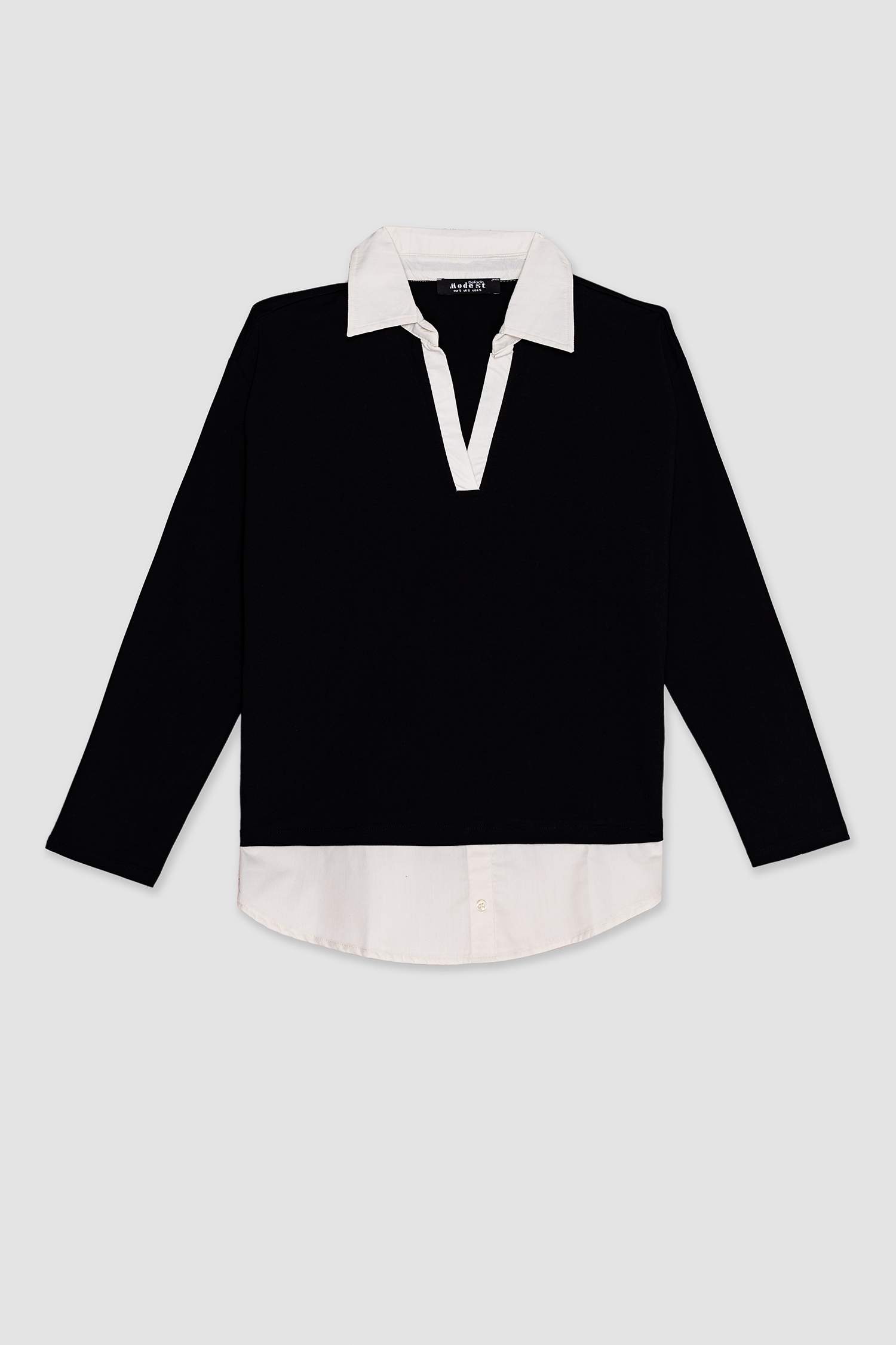 قميص طويل قصة عادية