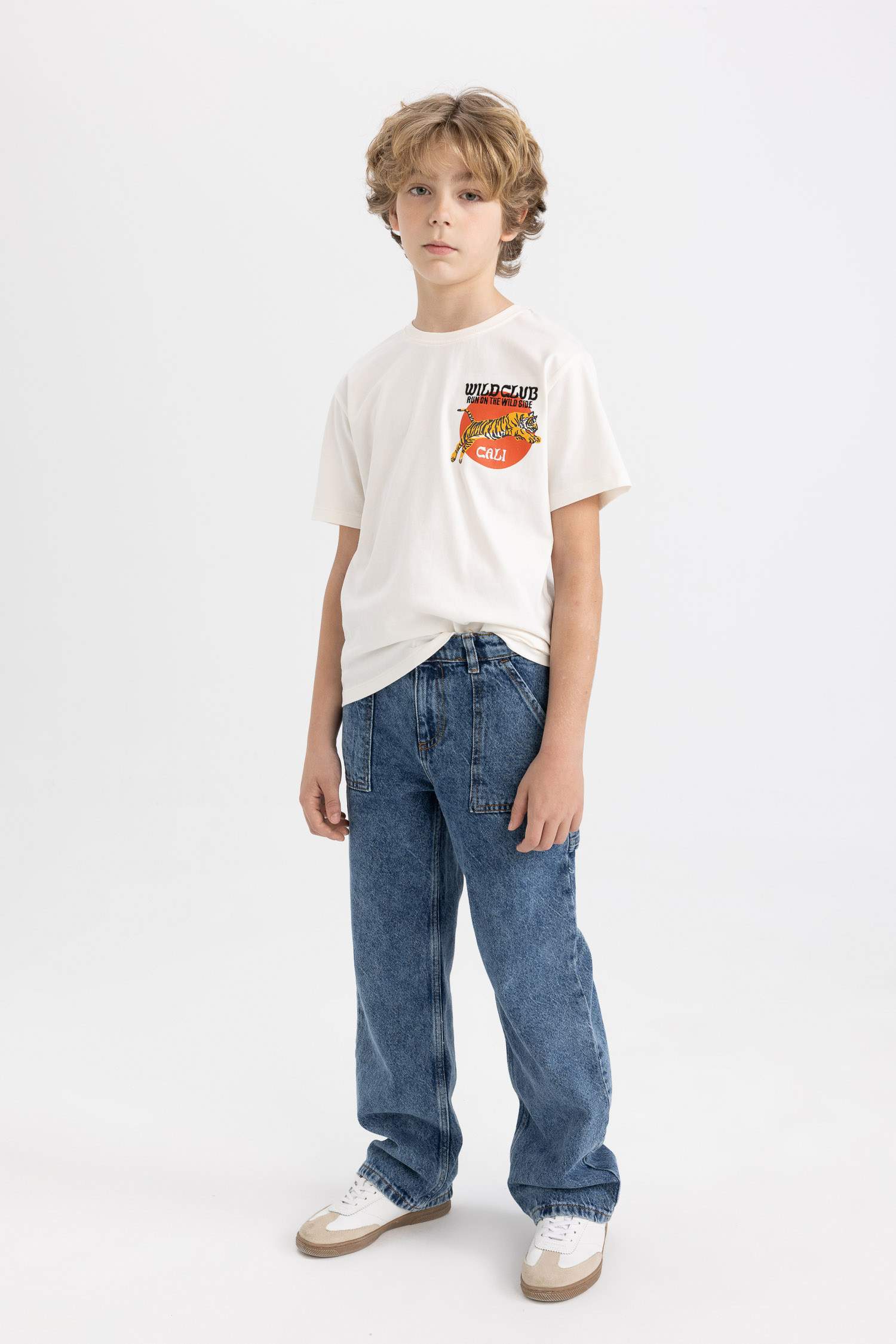 Boy Crew Neck Embroidered T-Shirt