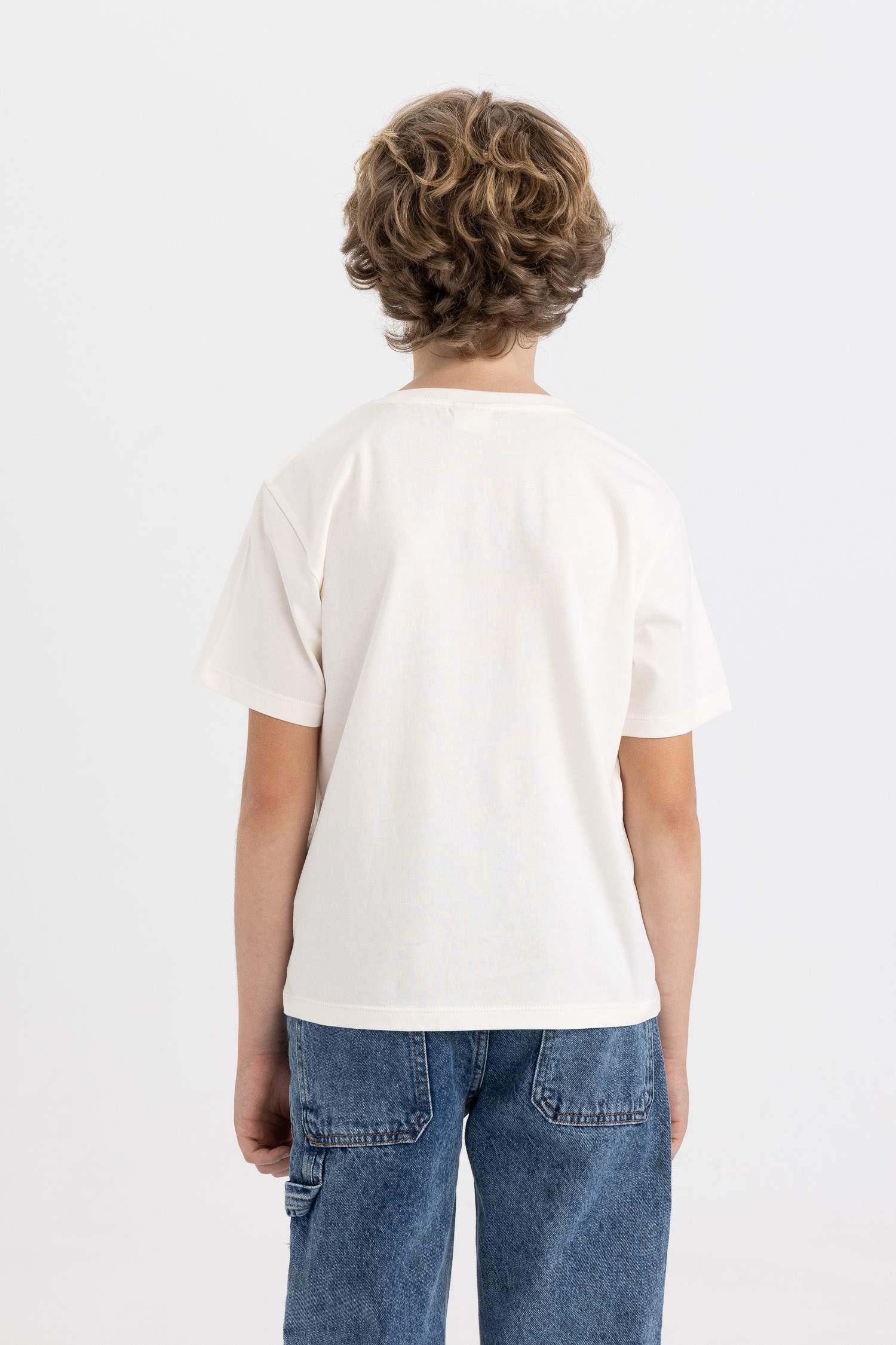 Boy Crew Neck Embroidered T-Shirt
