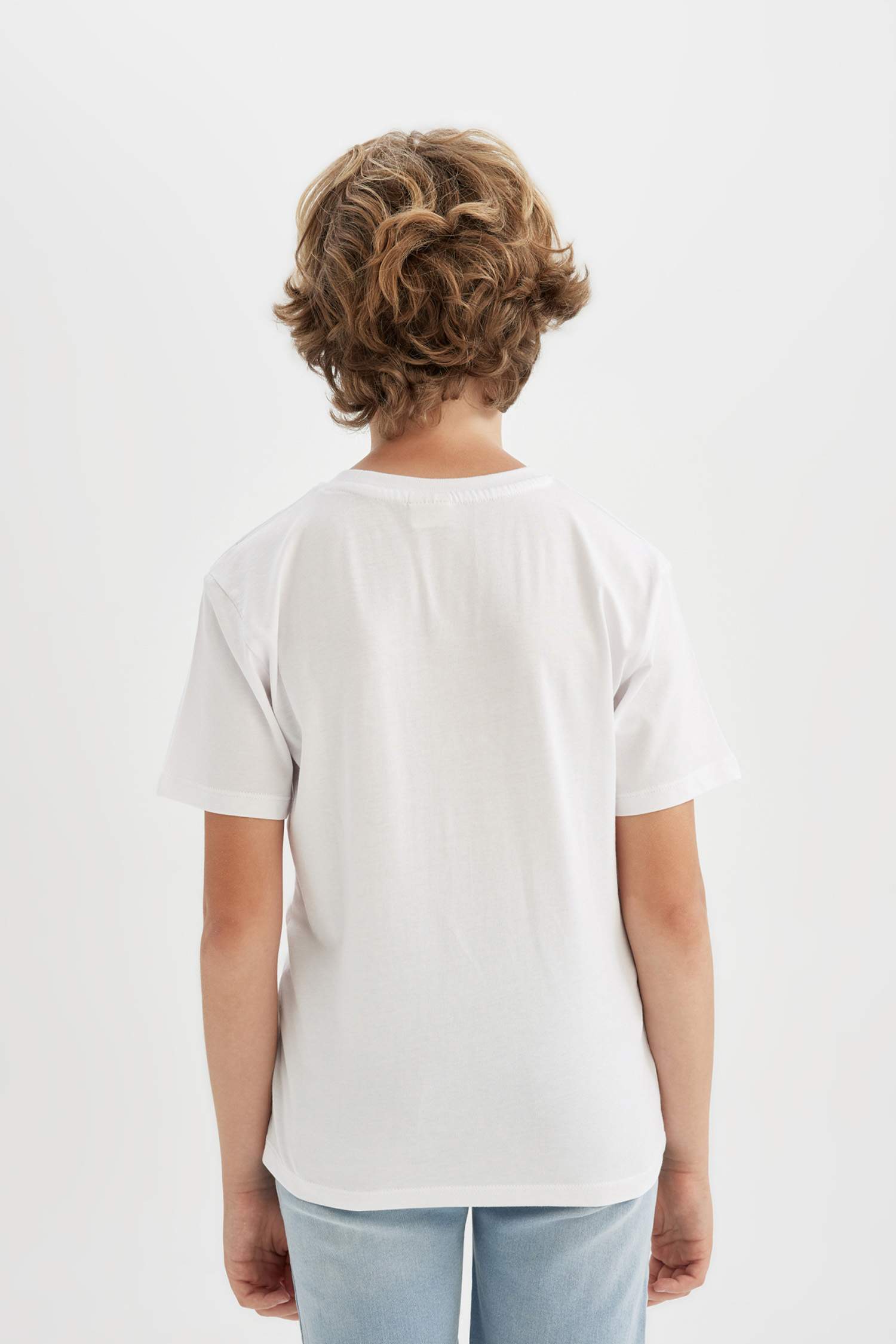 تيشيرت ولادي نص ردن قصة عادية مطبوع