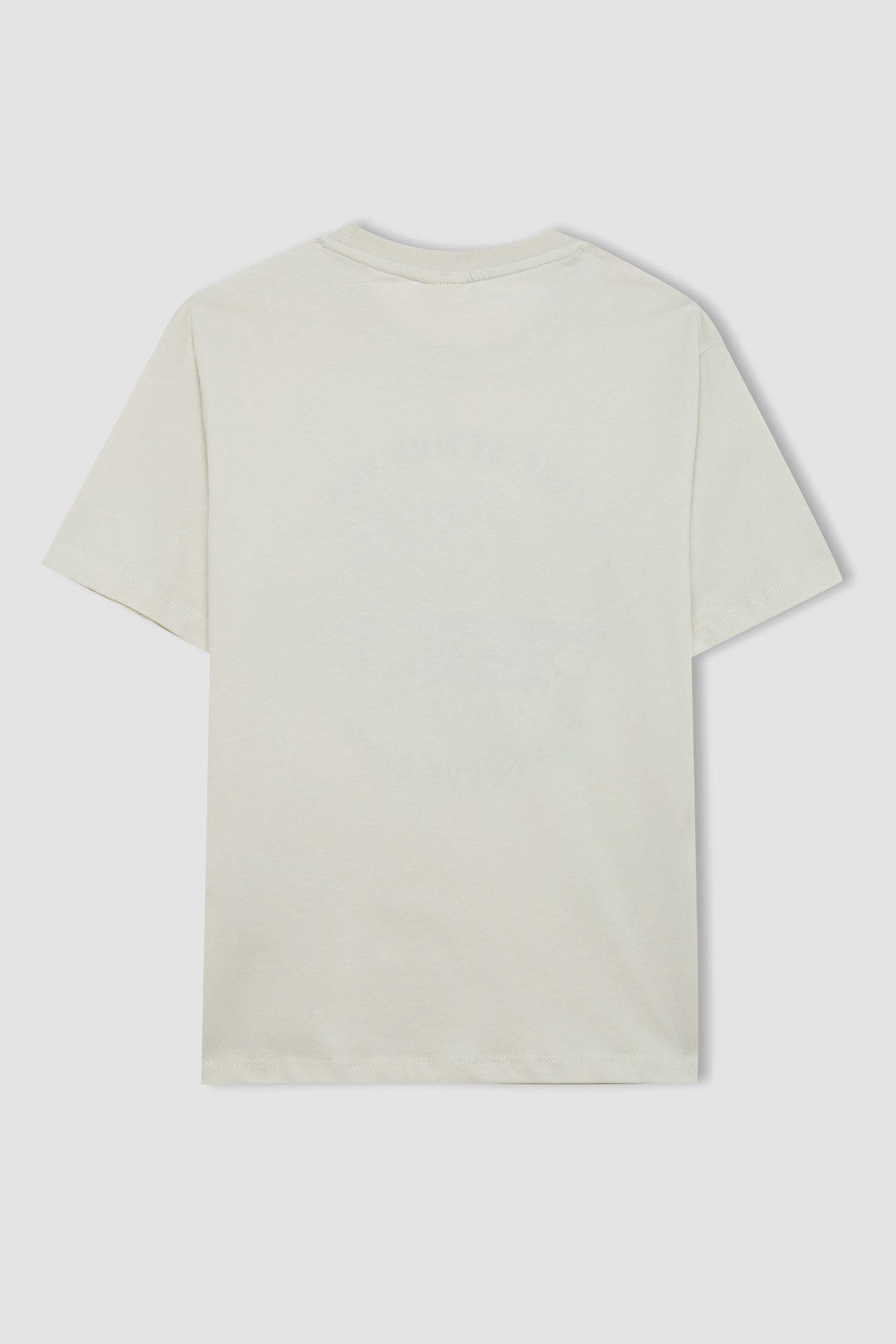 T-Shirt Imprimé à Manches Courtes Col Rond pour Garçon