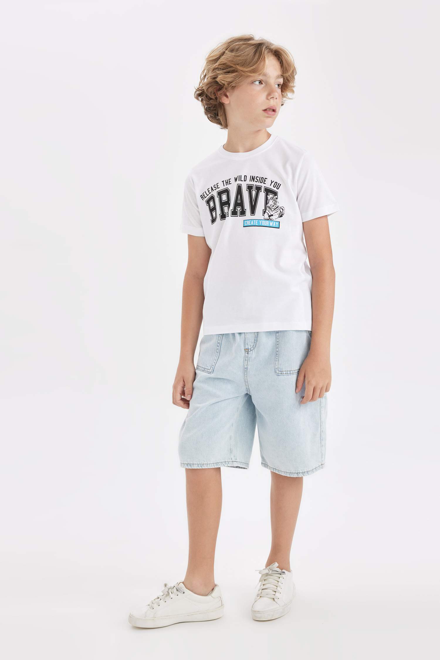 Boy Crew Neck Printed T-Shirt