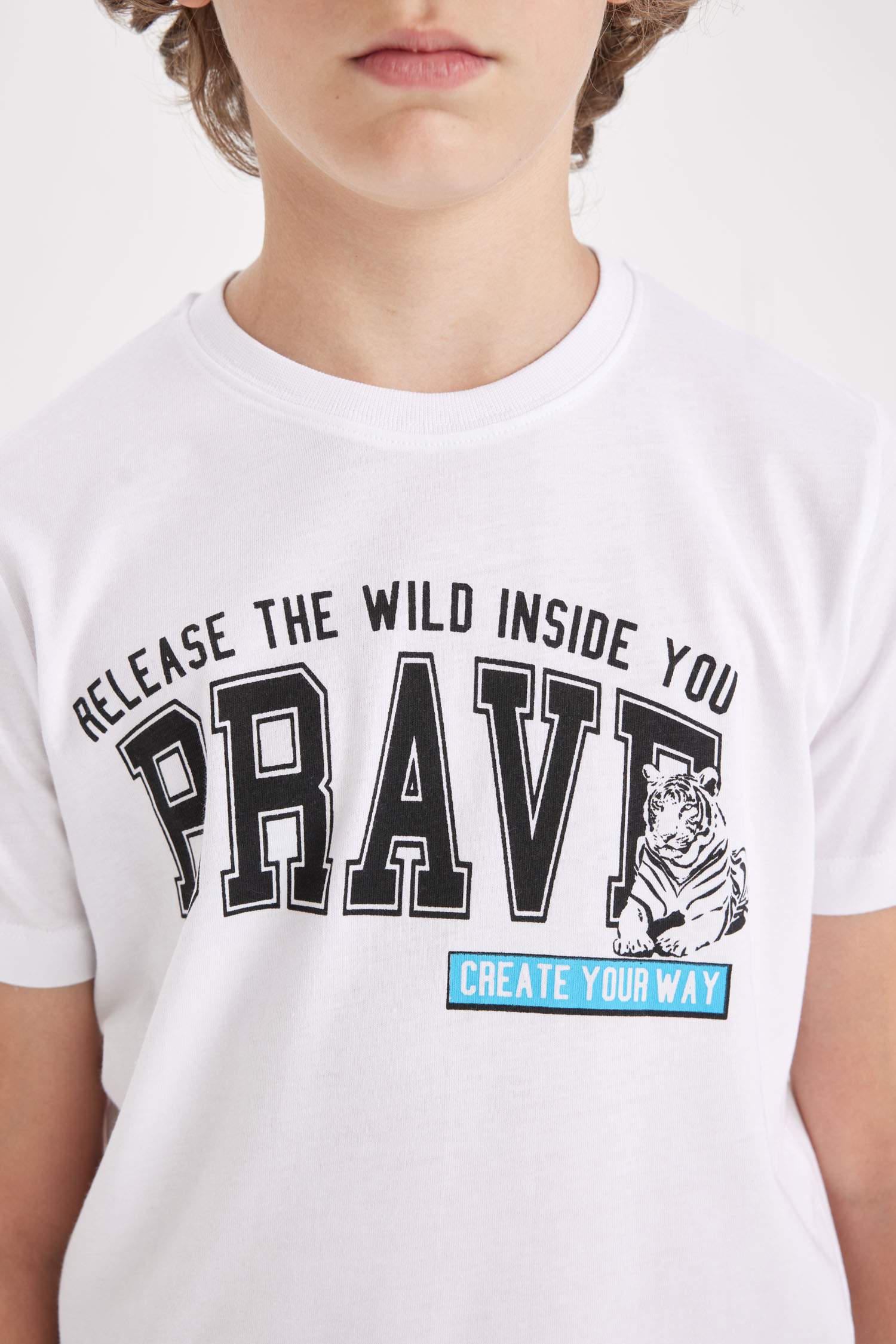Boy Crew Neck Printed T-Shirt