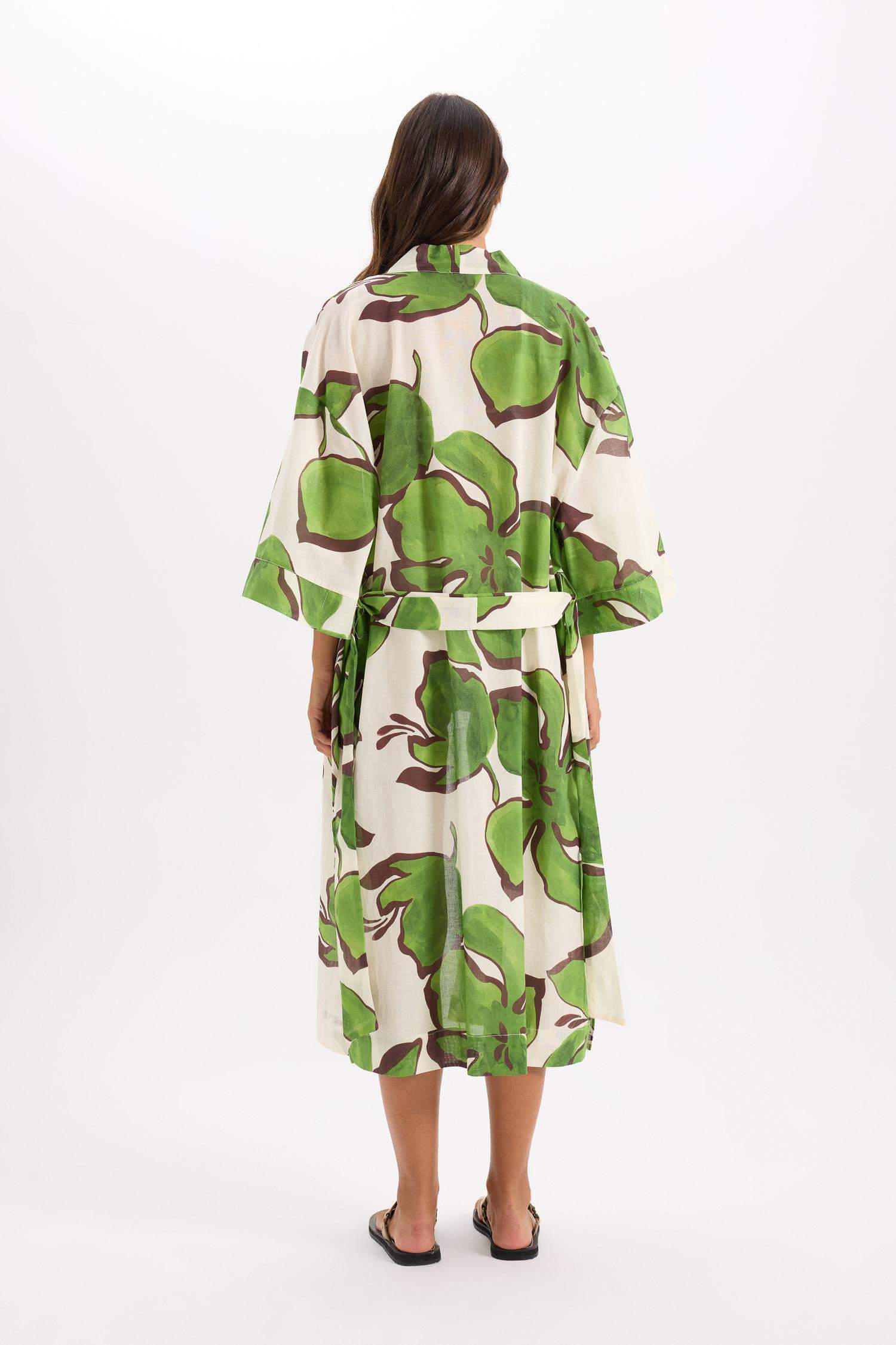 Fall in Love Patterned Cotton Beachwear