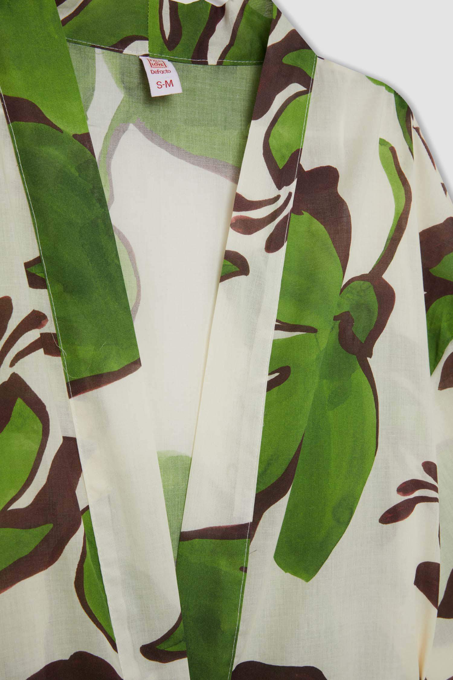 Fall in Love Patterned Cotton Beachwear