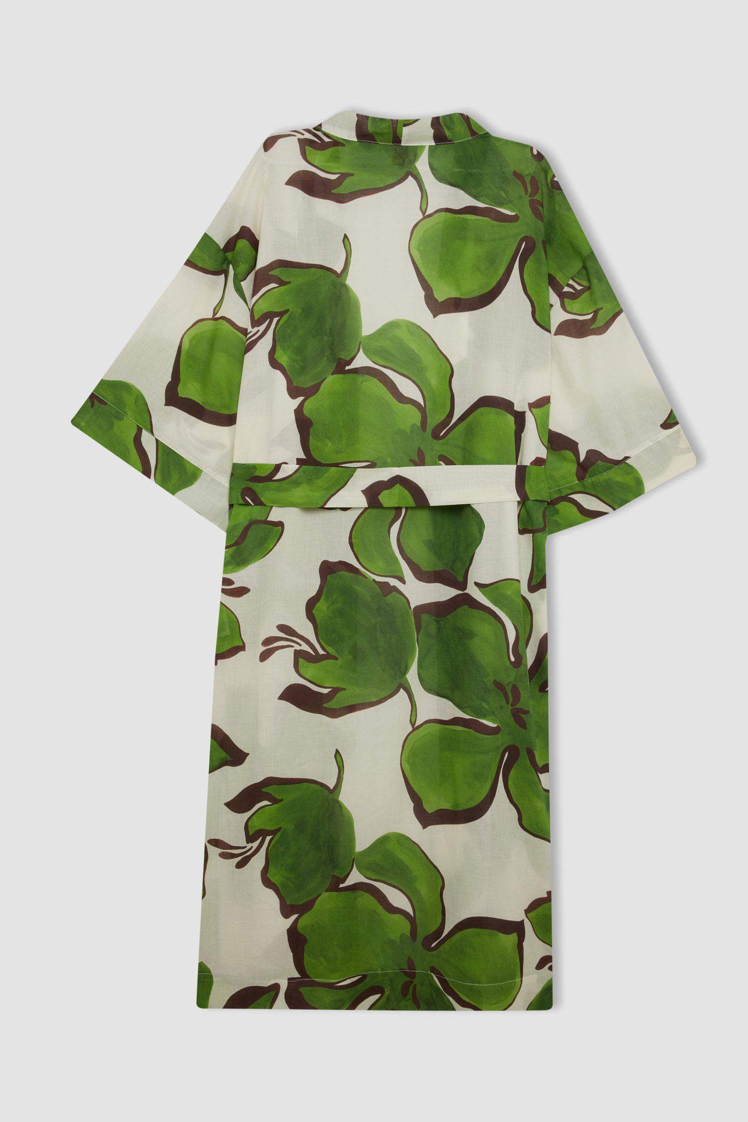 Fall in Love Patterned Cotton Beachwear