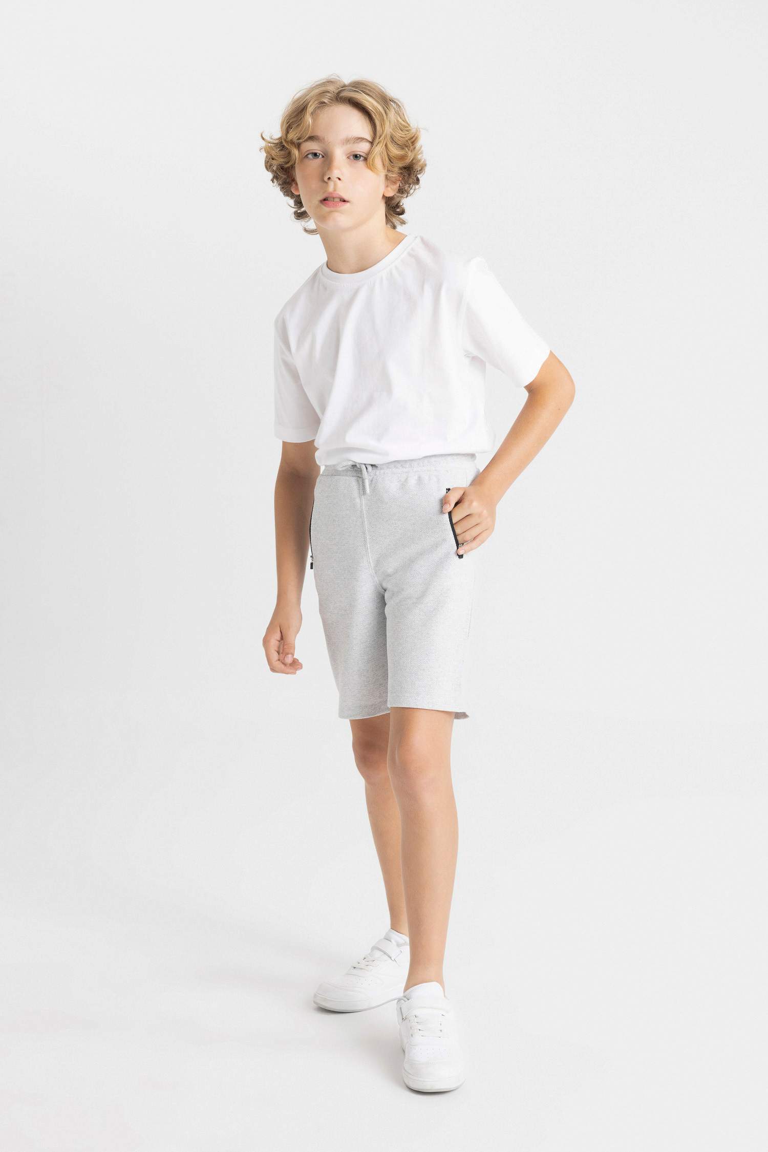 Boy Regular Fit Sweatshirt Shorts