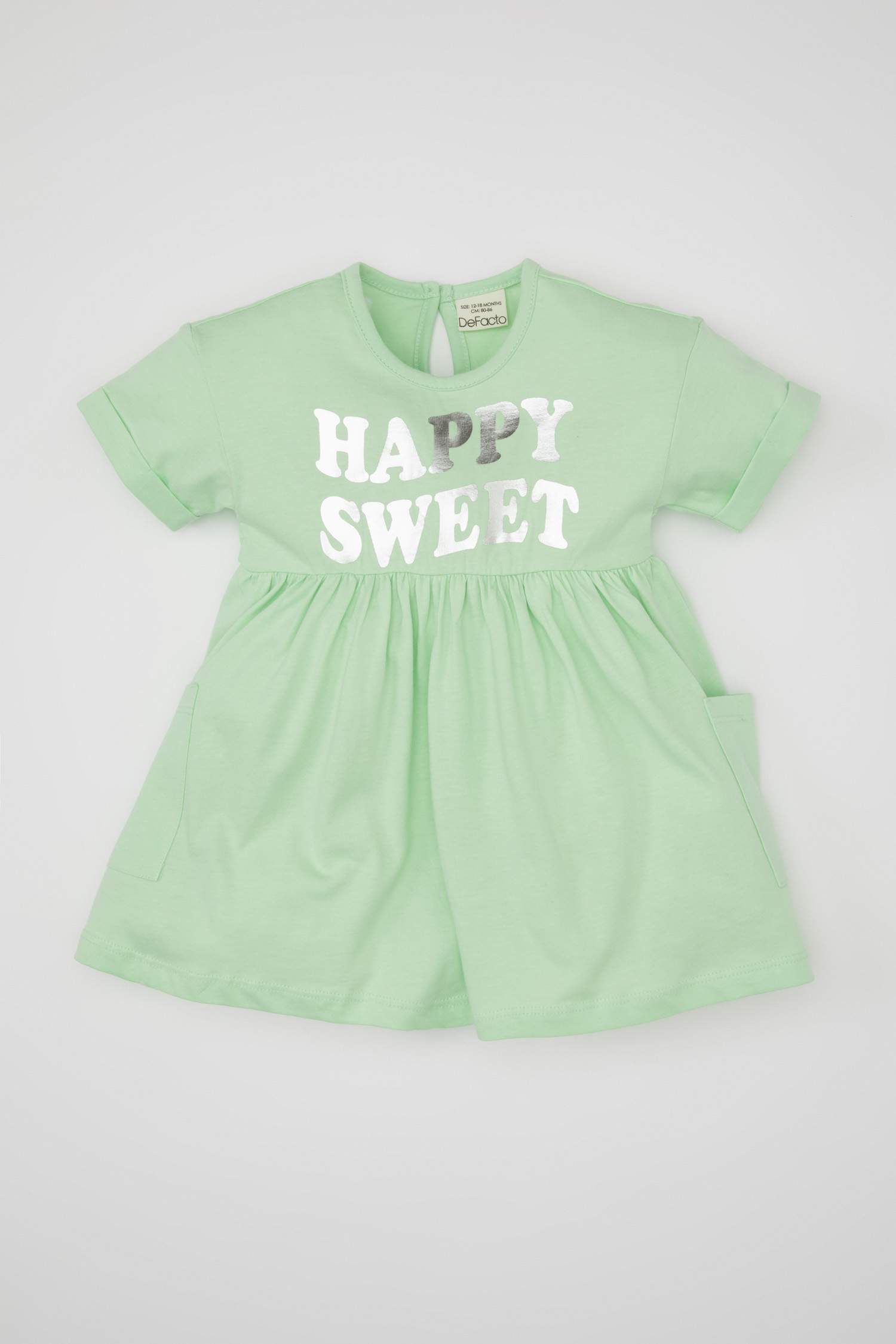 Robe imprimée à Manches Courtes pour Bébé Fille