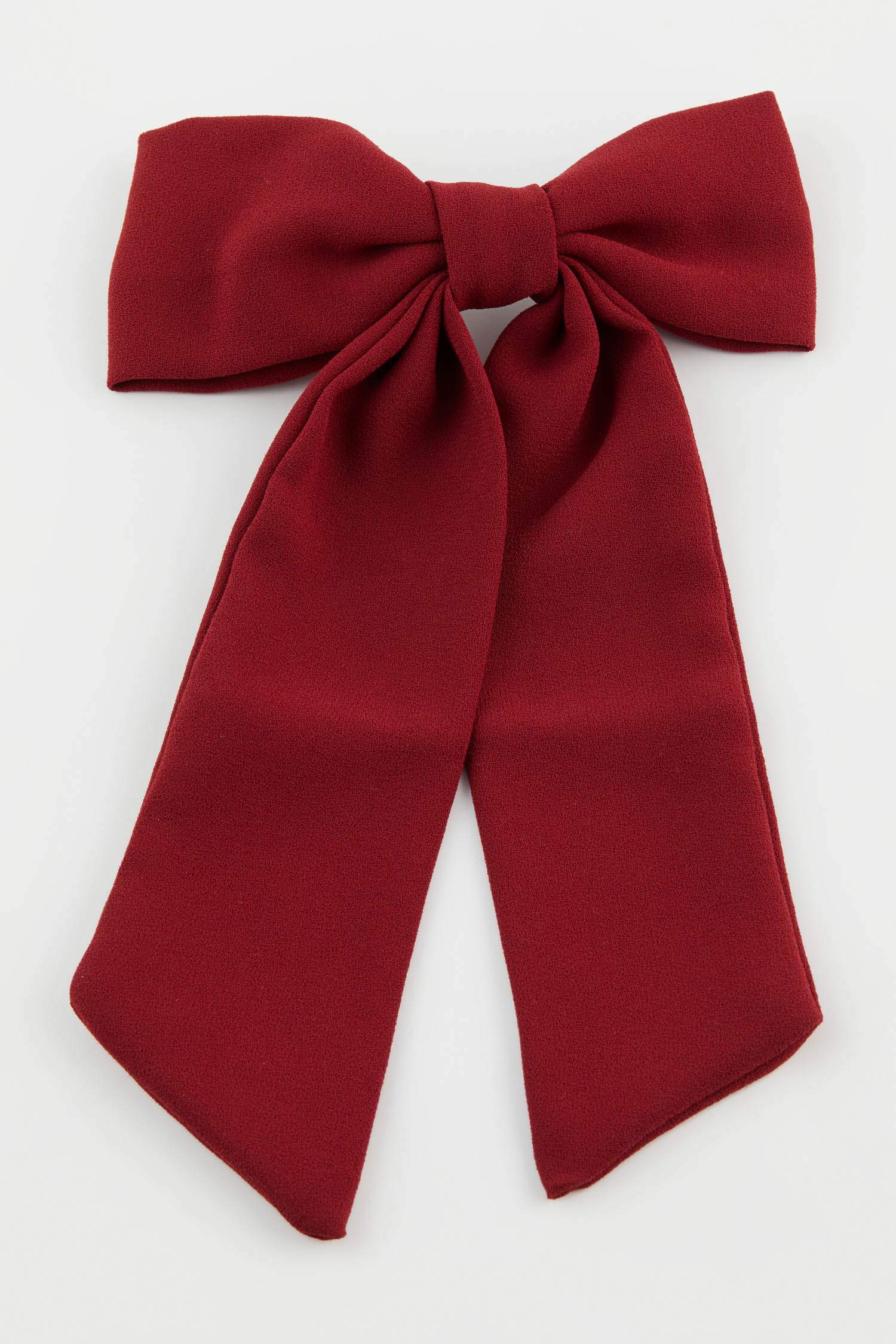 Kadın Bordo Kurdeleli Çıtçıtlı Toka