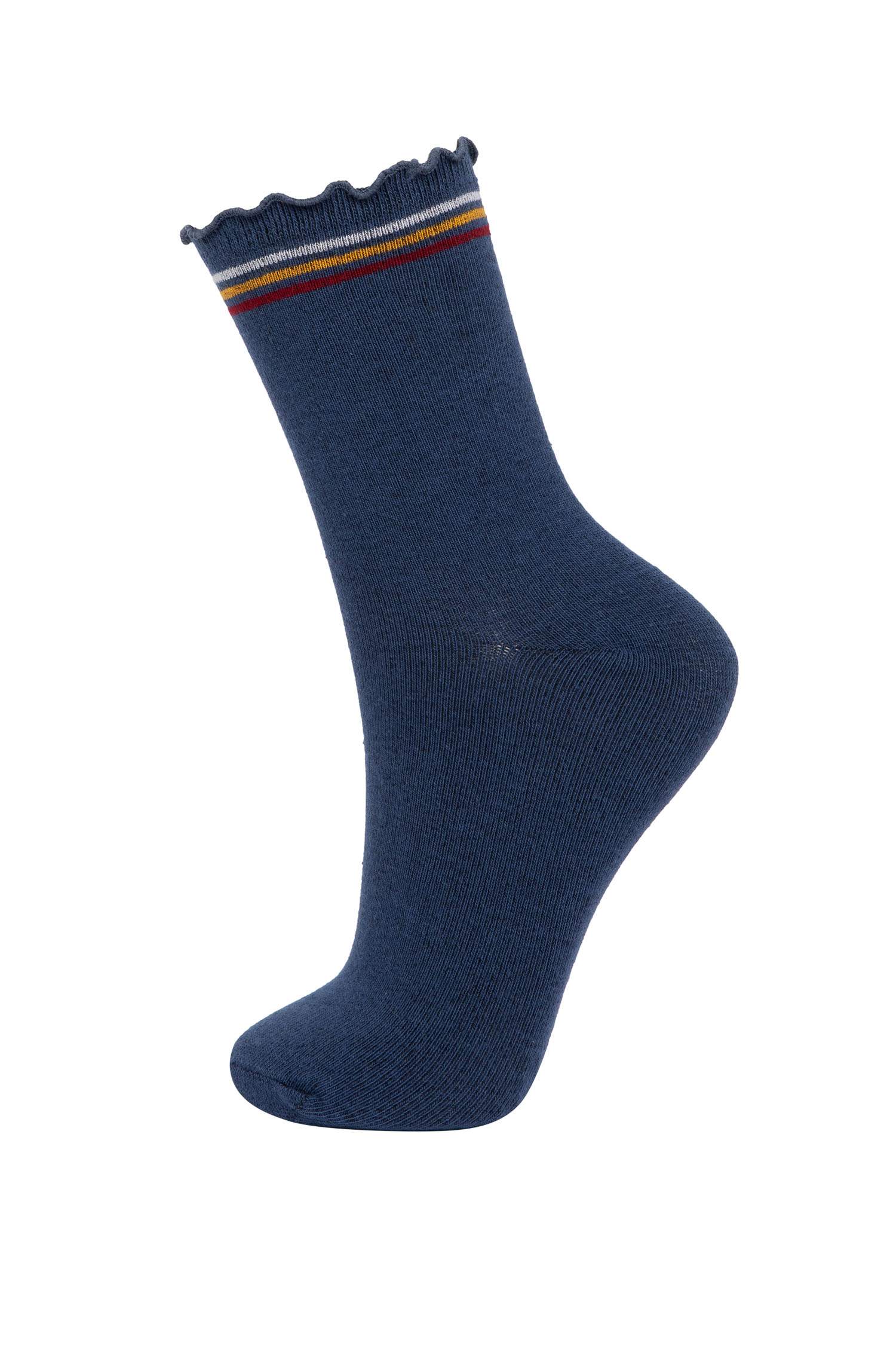 Woman Comfortable Elastic 5 Piece Cotton Long Socks