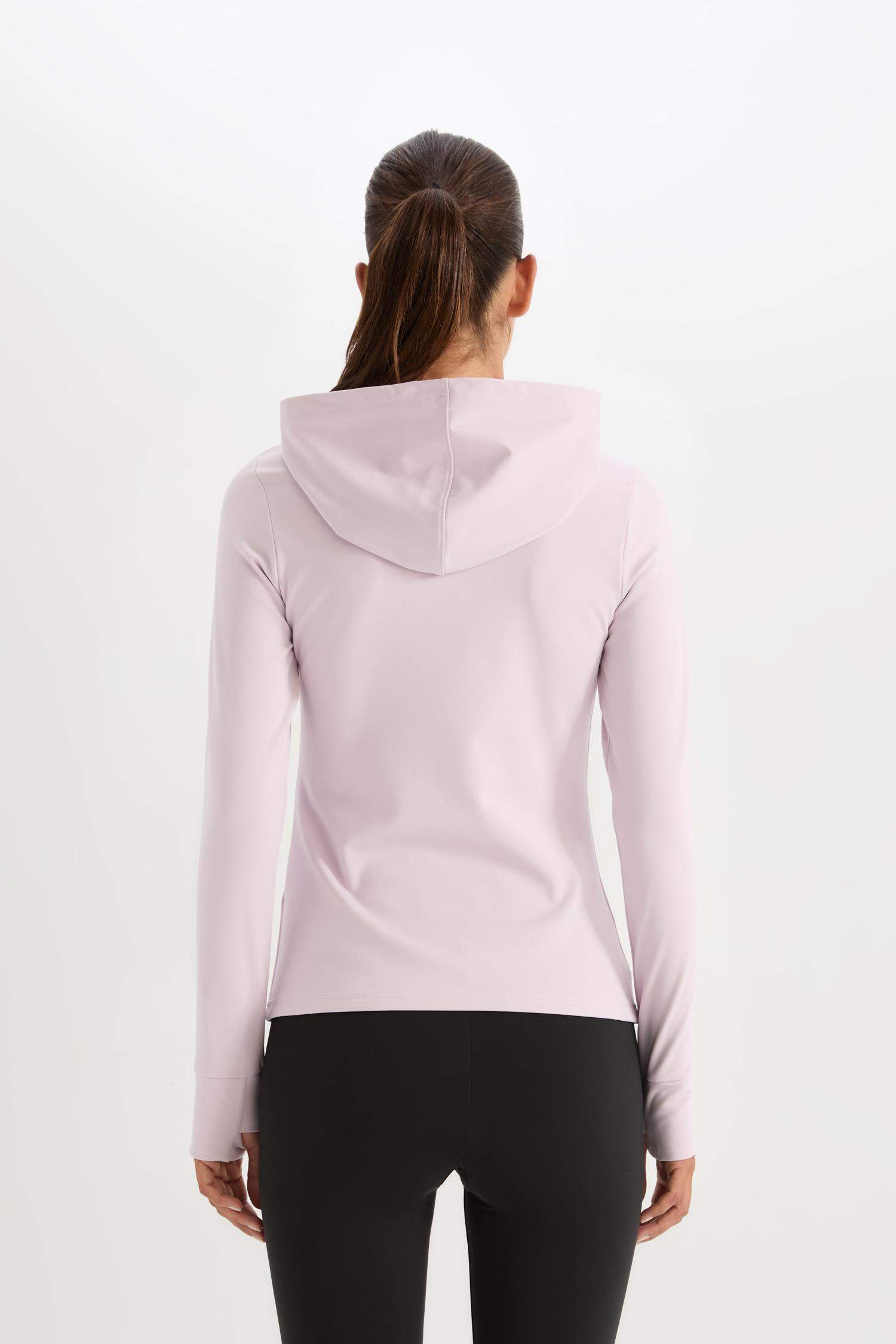 تيشيرت كم طويل سليم فيت بغطاء للرأس