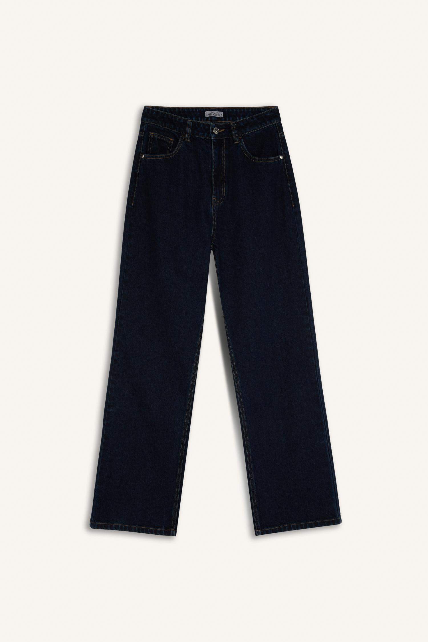 90-шы жылдардағы кең аяқ деним Шалбар