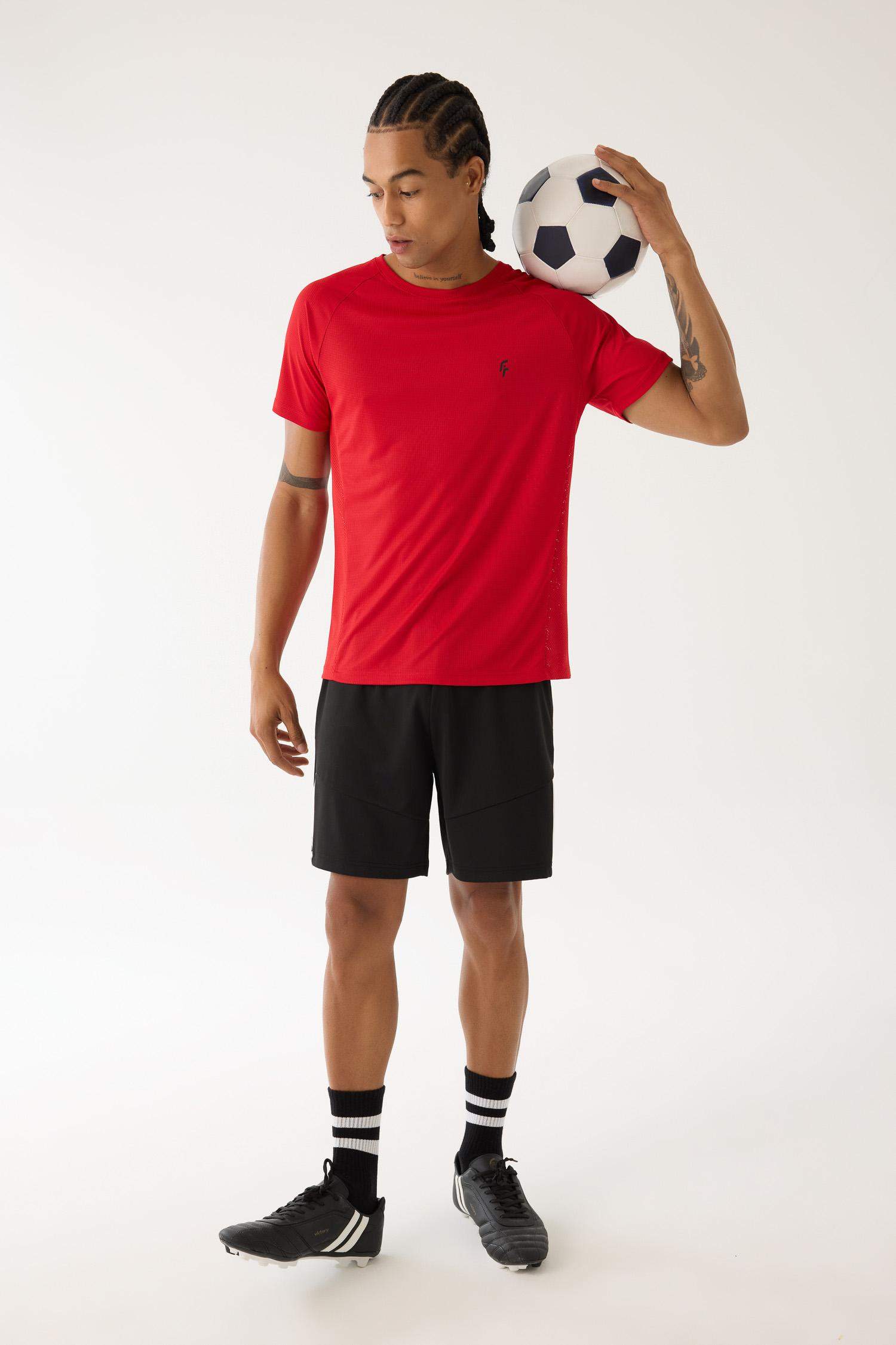 DeFactoFit Slim Fit Scuba Fabric Sports Shorts