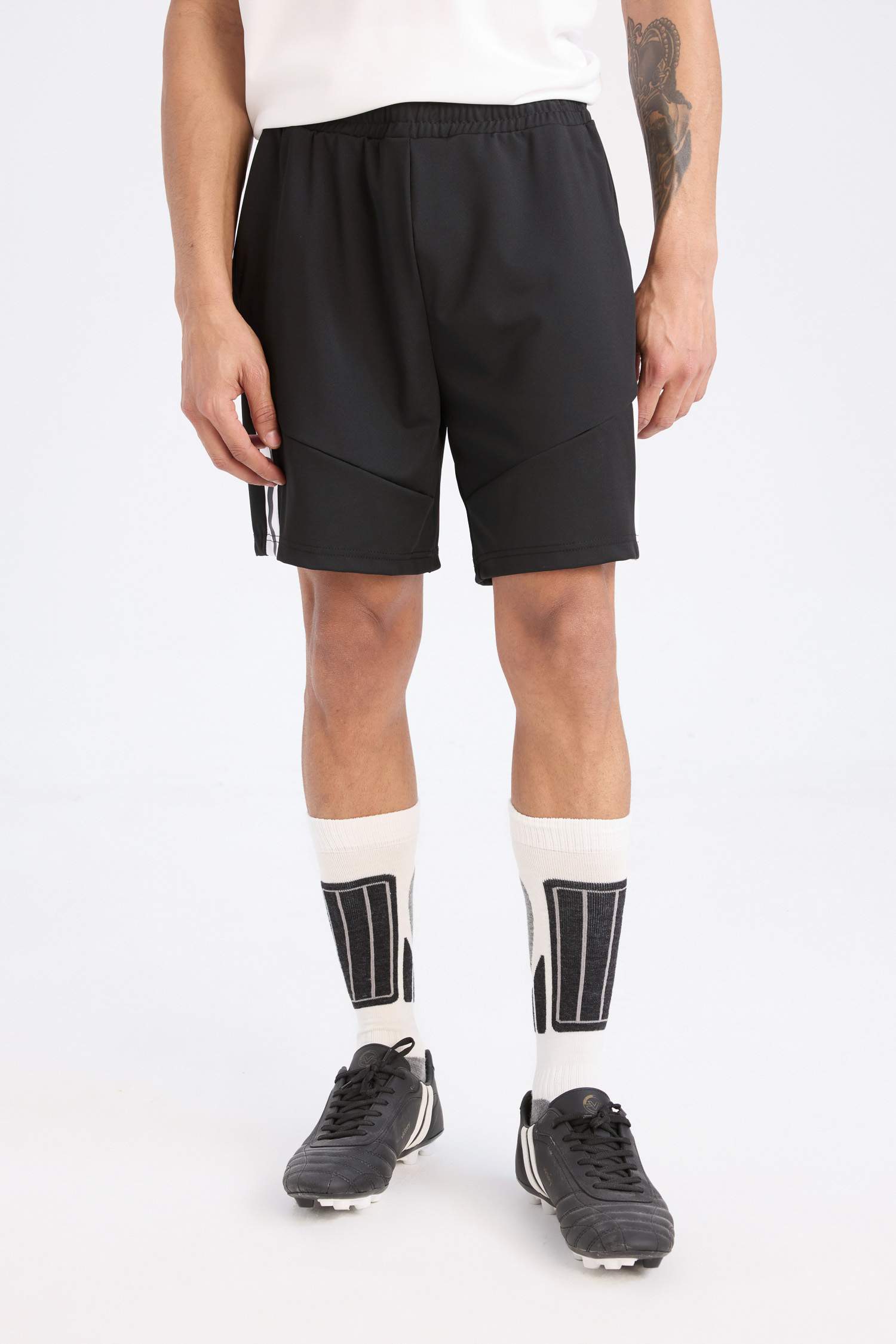 DeFactoFit Slim Fit Scuba Fabric Sports Shorts