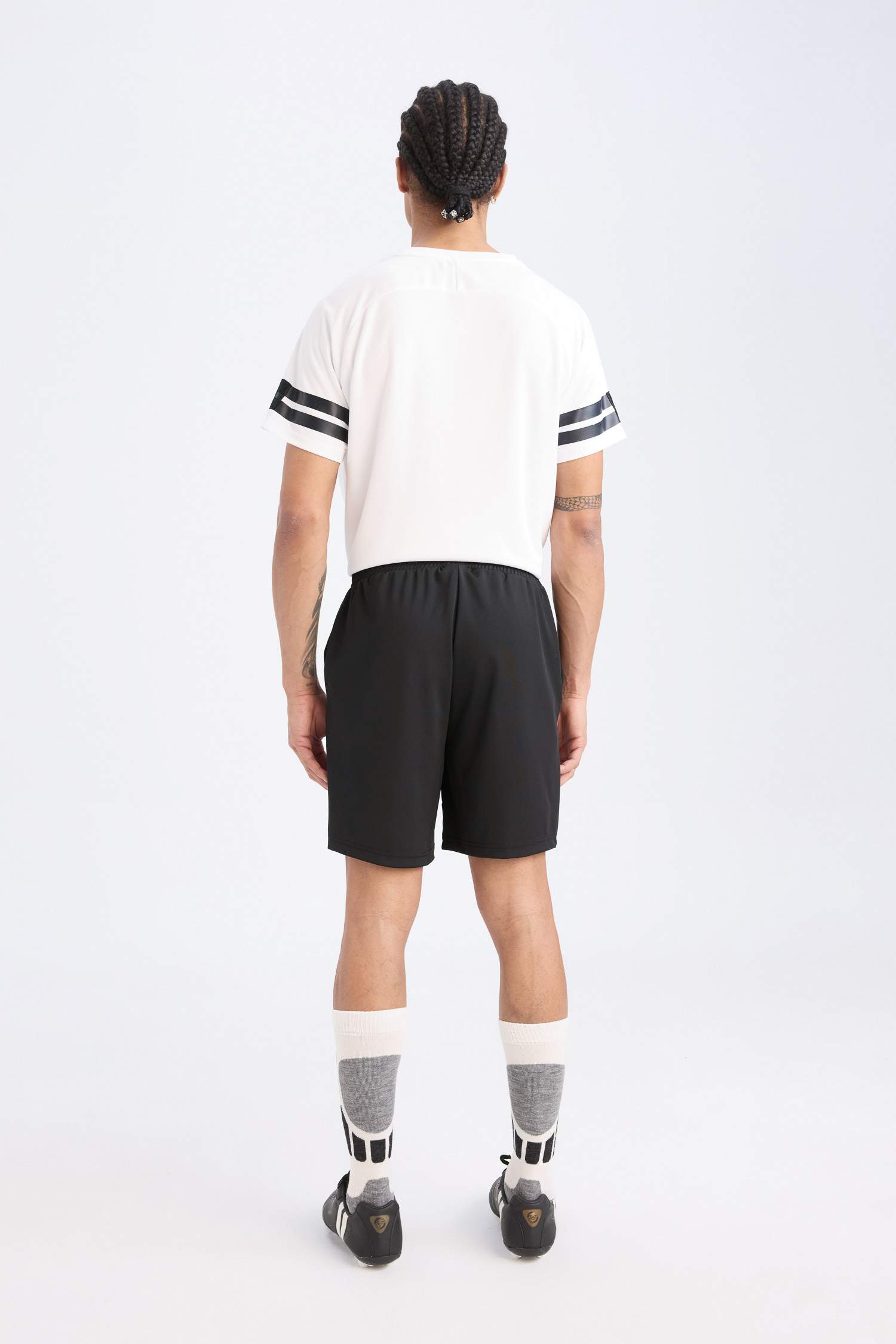 DeFactoFit Slim Fit Scuba Fabric Sports Shorts