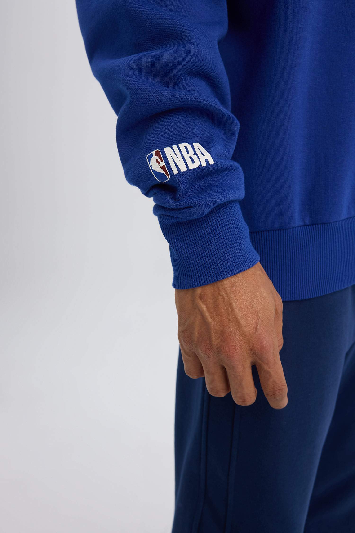 NBA Miami Heat Oversize Geniş Kalıp Kapüşonlu Kalın Sweatshirt