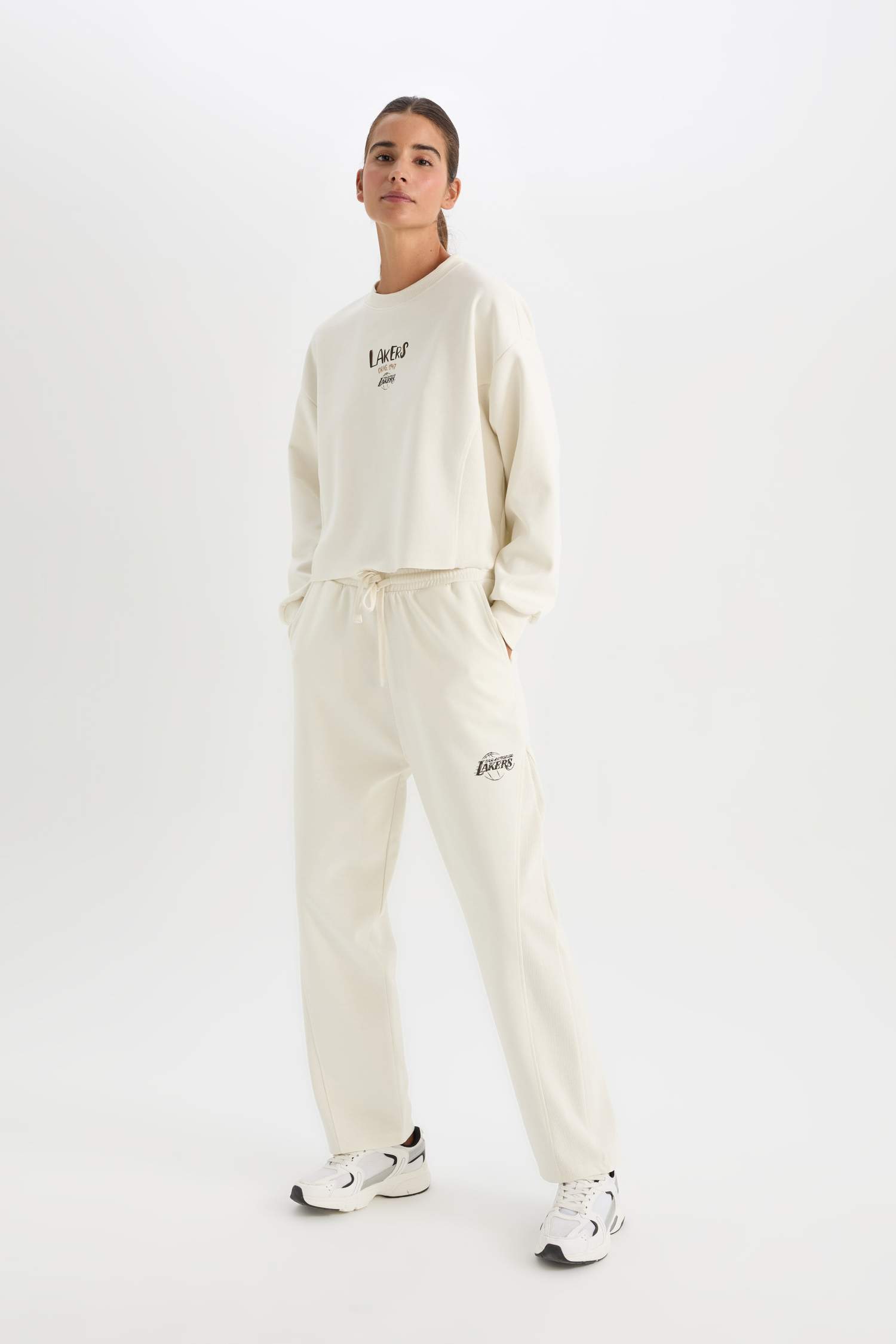 Pantalon Jogging NBA Los Angeles Lakers à taille élastique et poches