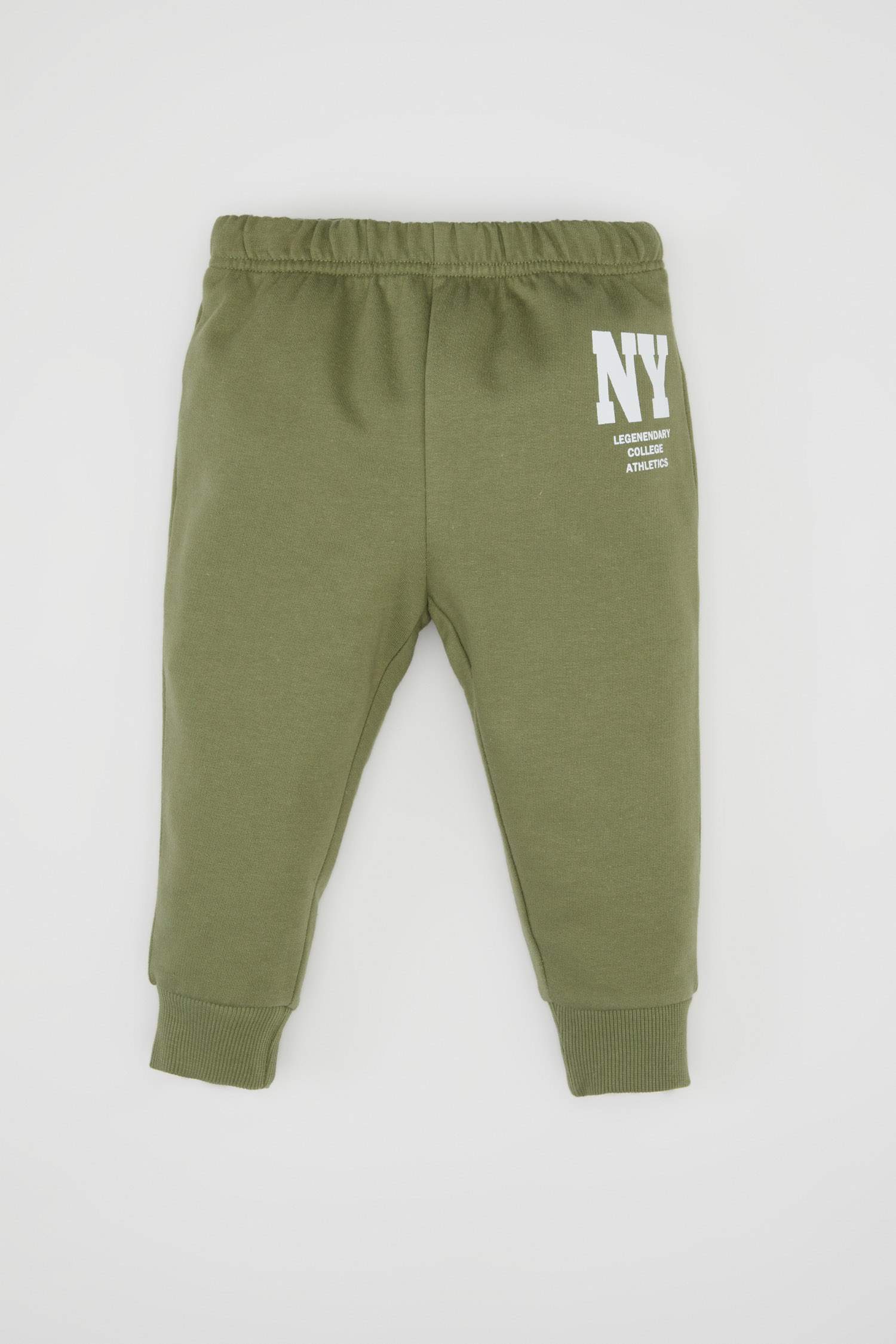 Erkek Bebek 2'li Takım Baskılı Sweatshirt Jogger Eşofman Altı