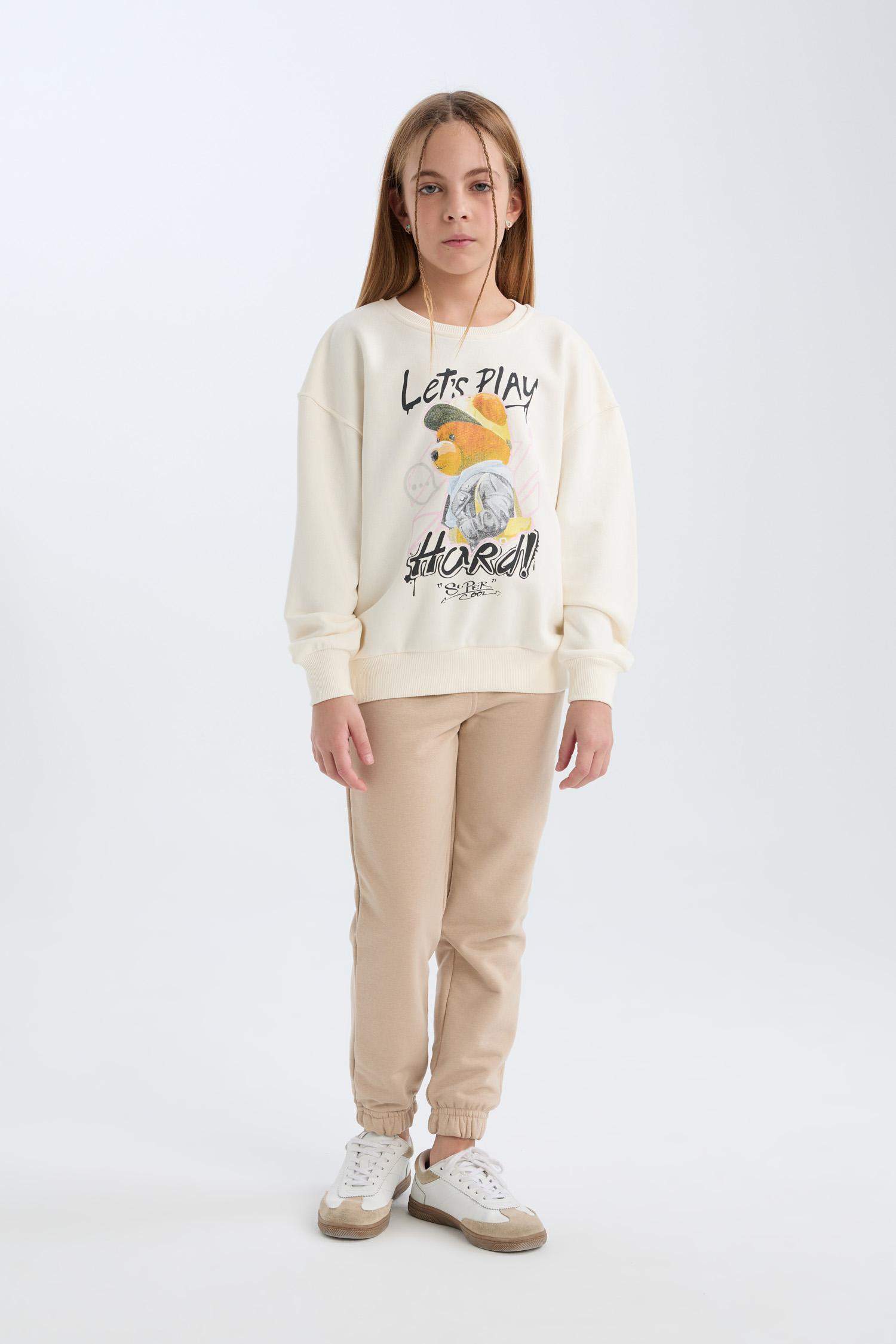 Girl Elastic Waist Jogger Sweatpants