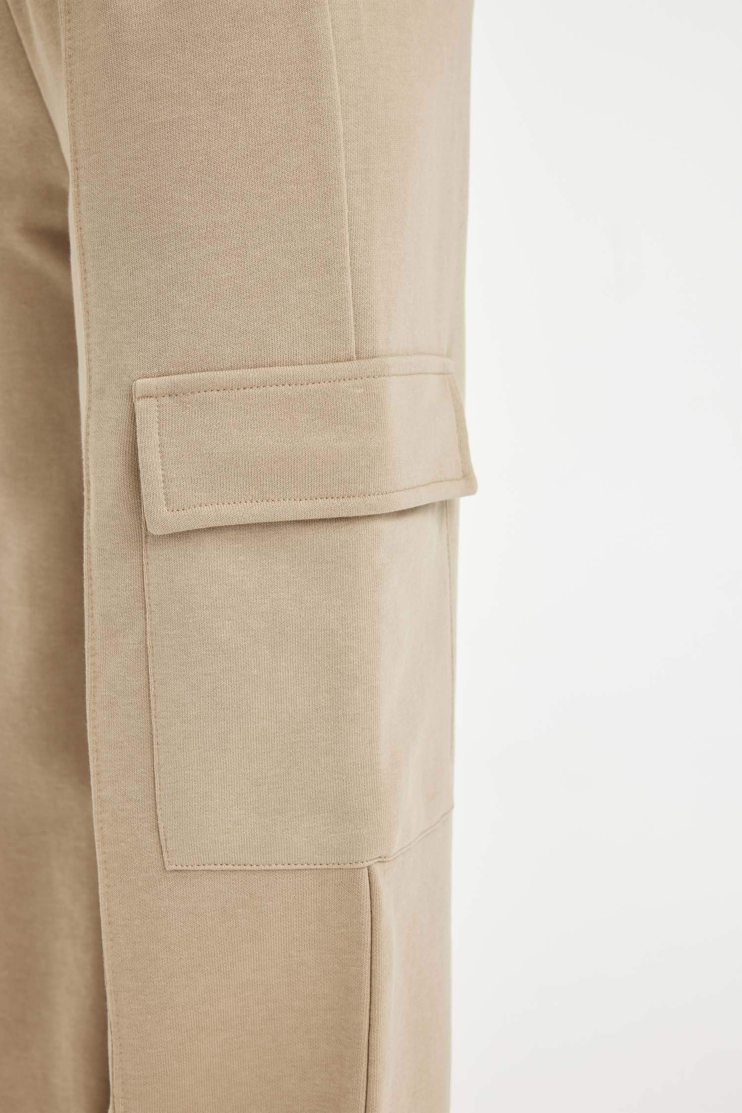 Girl Wide Leg Cargo Sweatpants