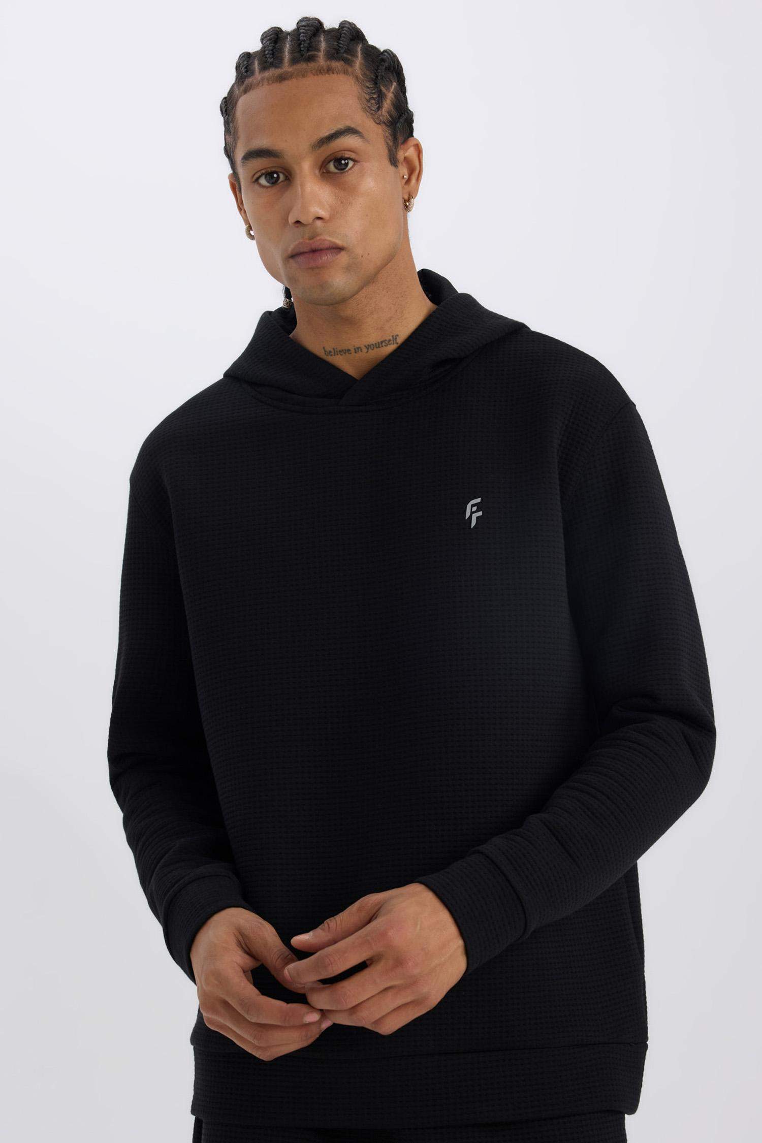DeFactoFit Standart Fit Kapüşonlu Kapitoneli Sporcu Sweatshirt