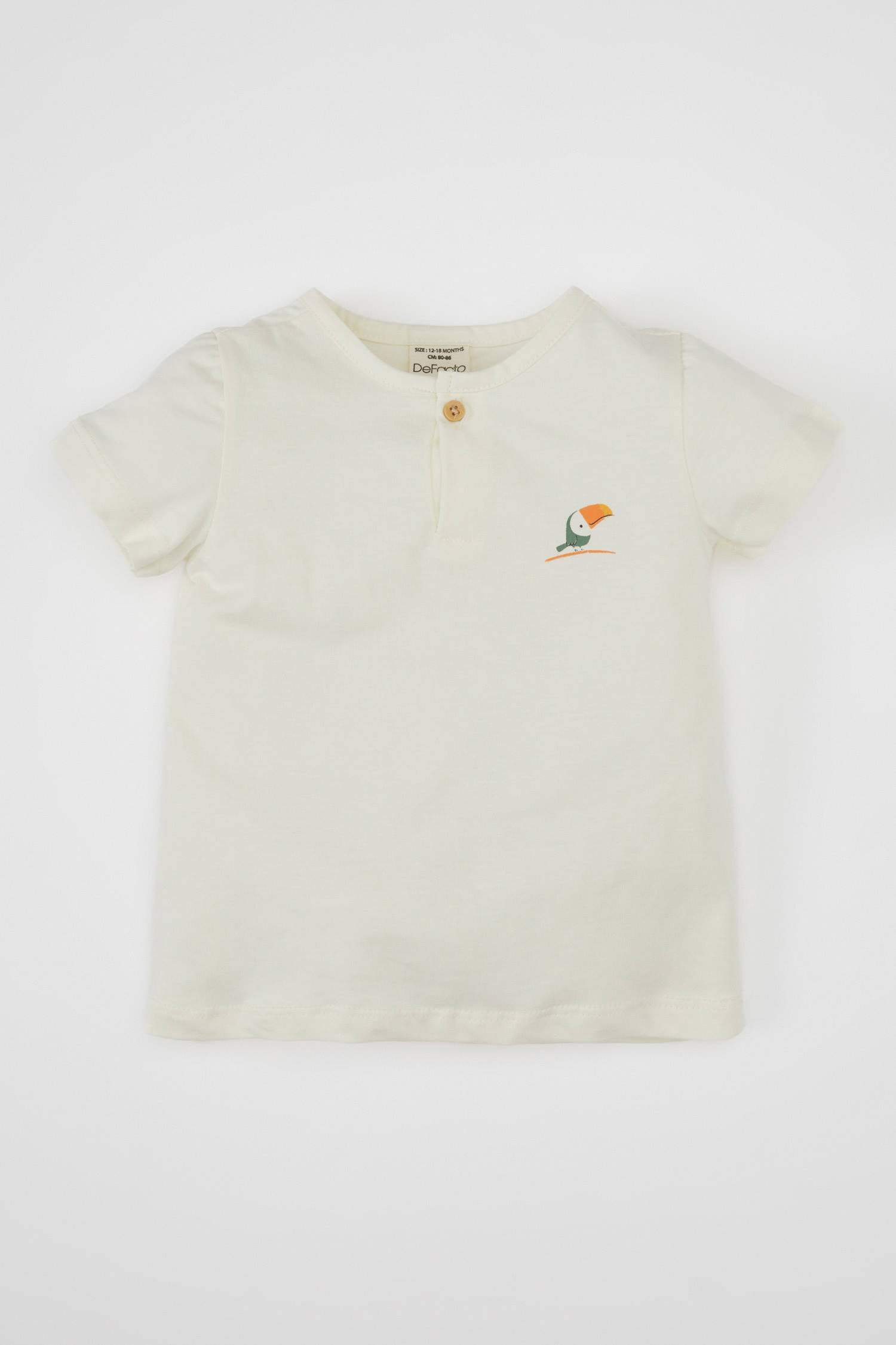 طقم بيبي اولادي تيشيرت طاقية وجمبسوت قصة عادية - 3 قطع