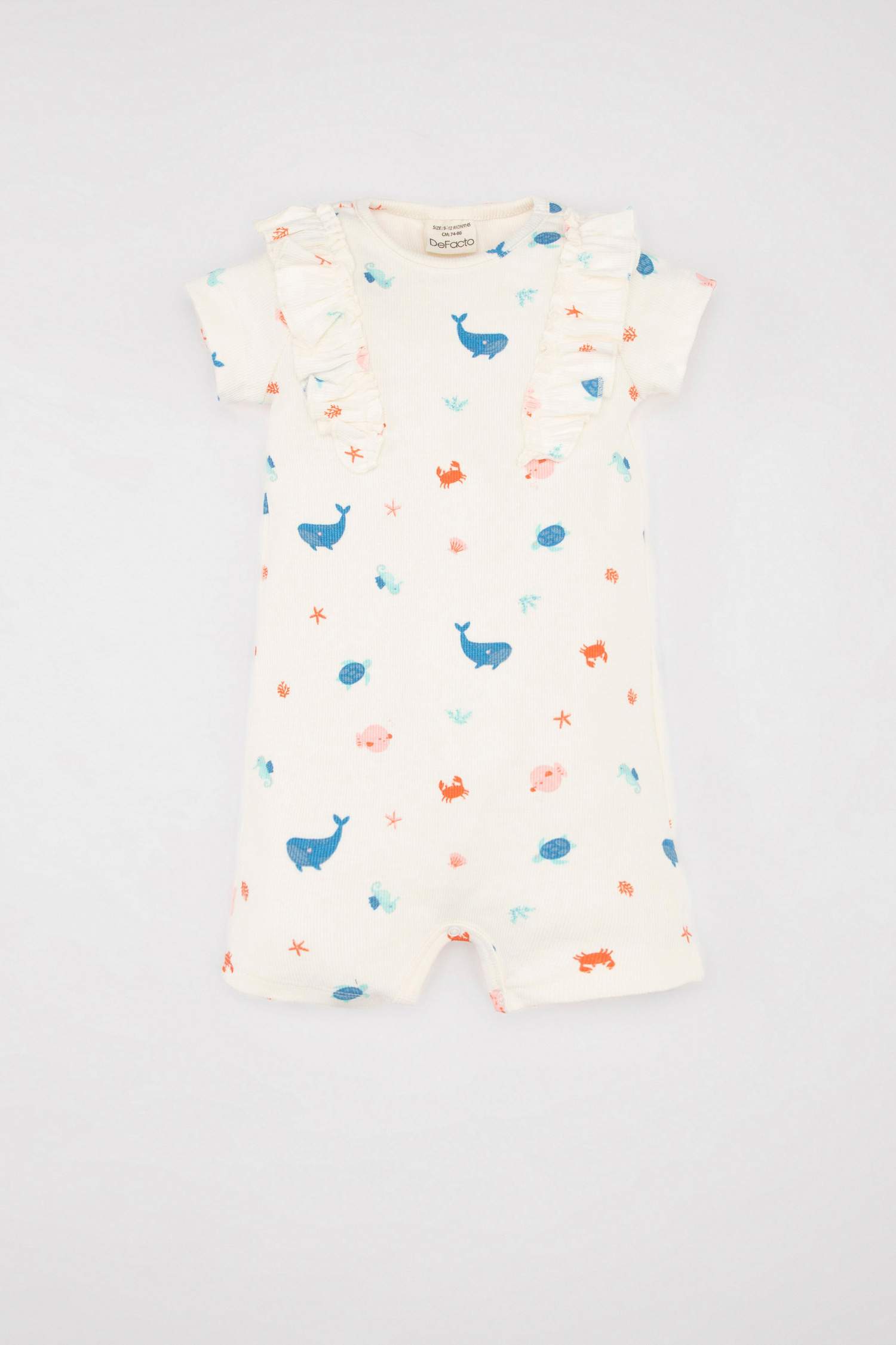 Ribana Regular Fit Crew Neck Jumpsuit