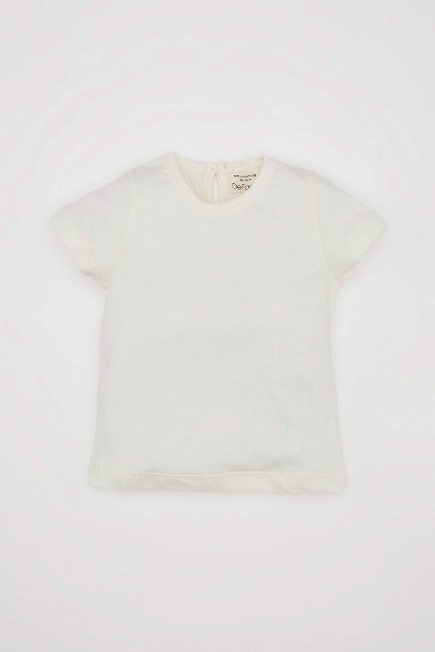 Baby Girl Short Sleeve T-Shirt Denim Jumpsuit 2 Piece Set