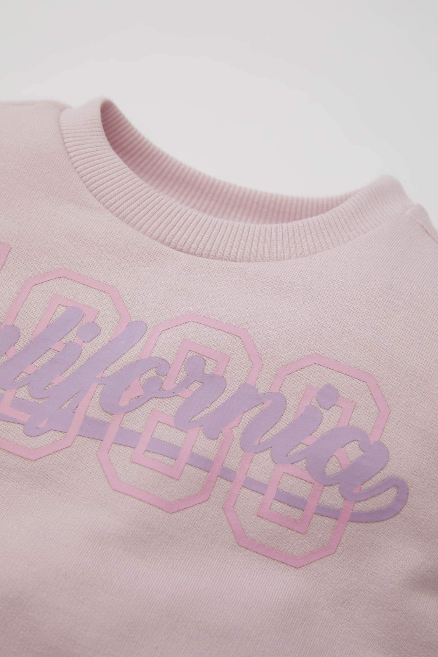 Baby Girl Printed Sweatshirt Sweatpants 2 Piece Set