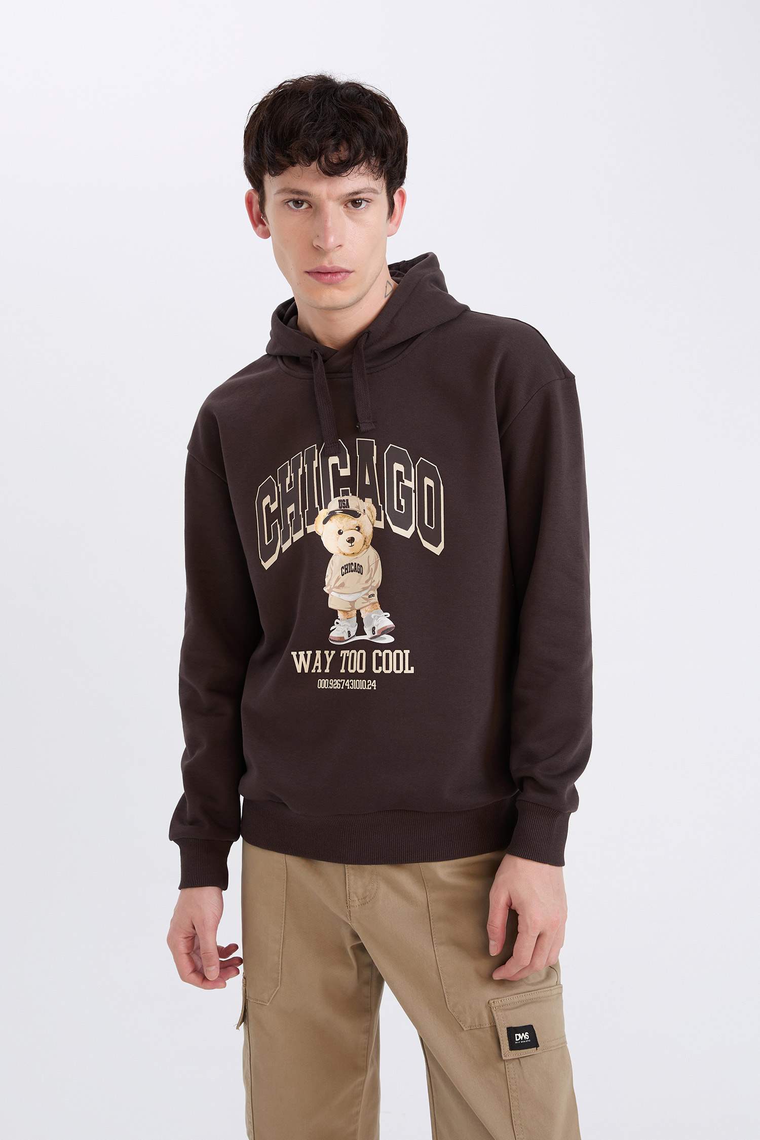 Boxy Fit Long Sleeve Sweatshirt