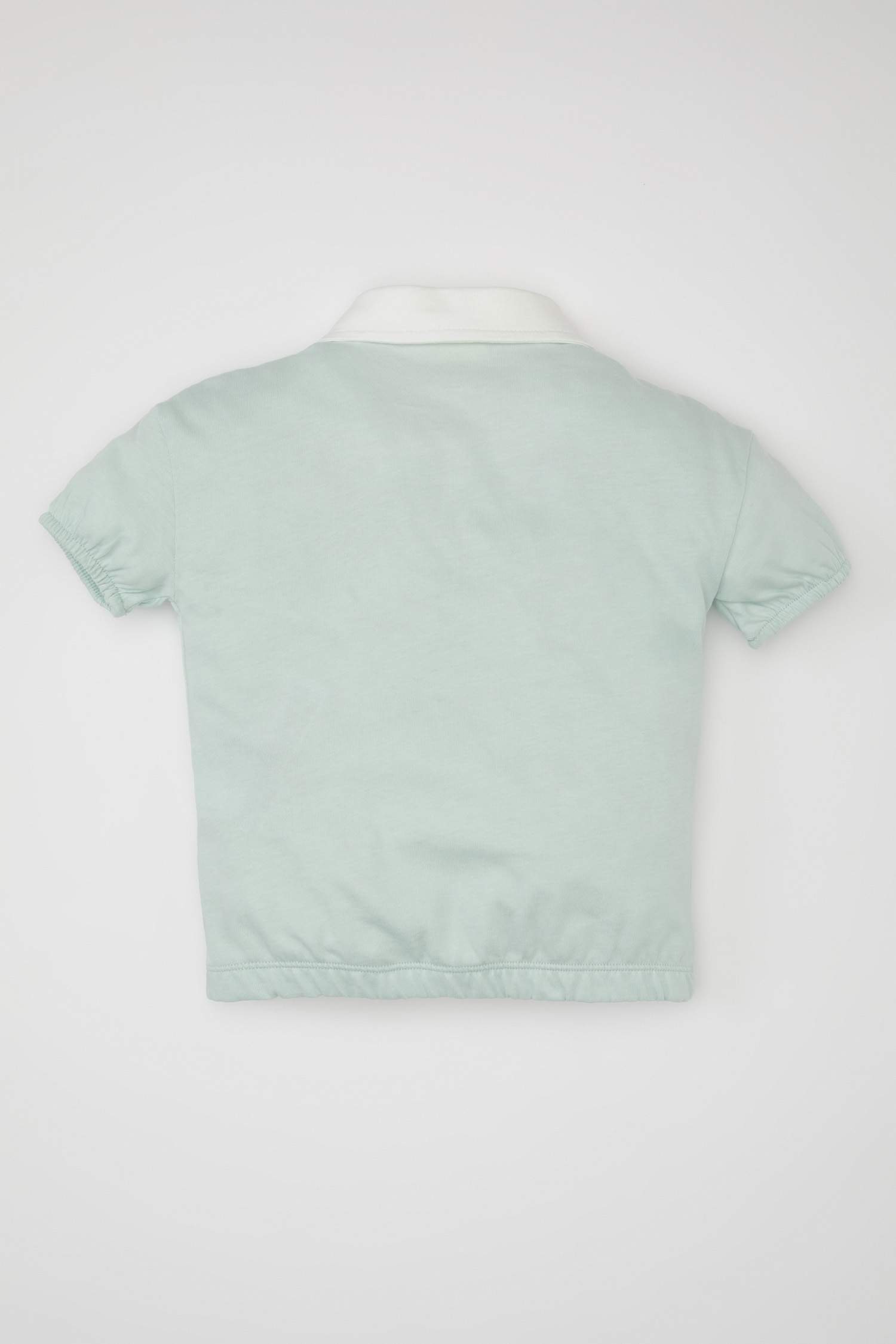 تيشيرت بناتي نص ردن بطبعة شعار قصة عادية